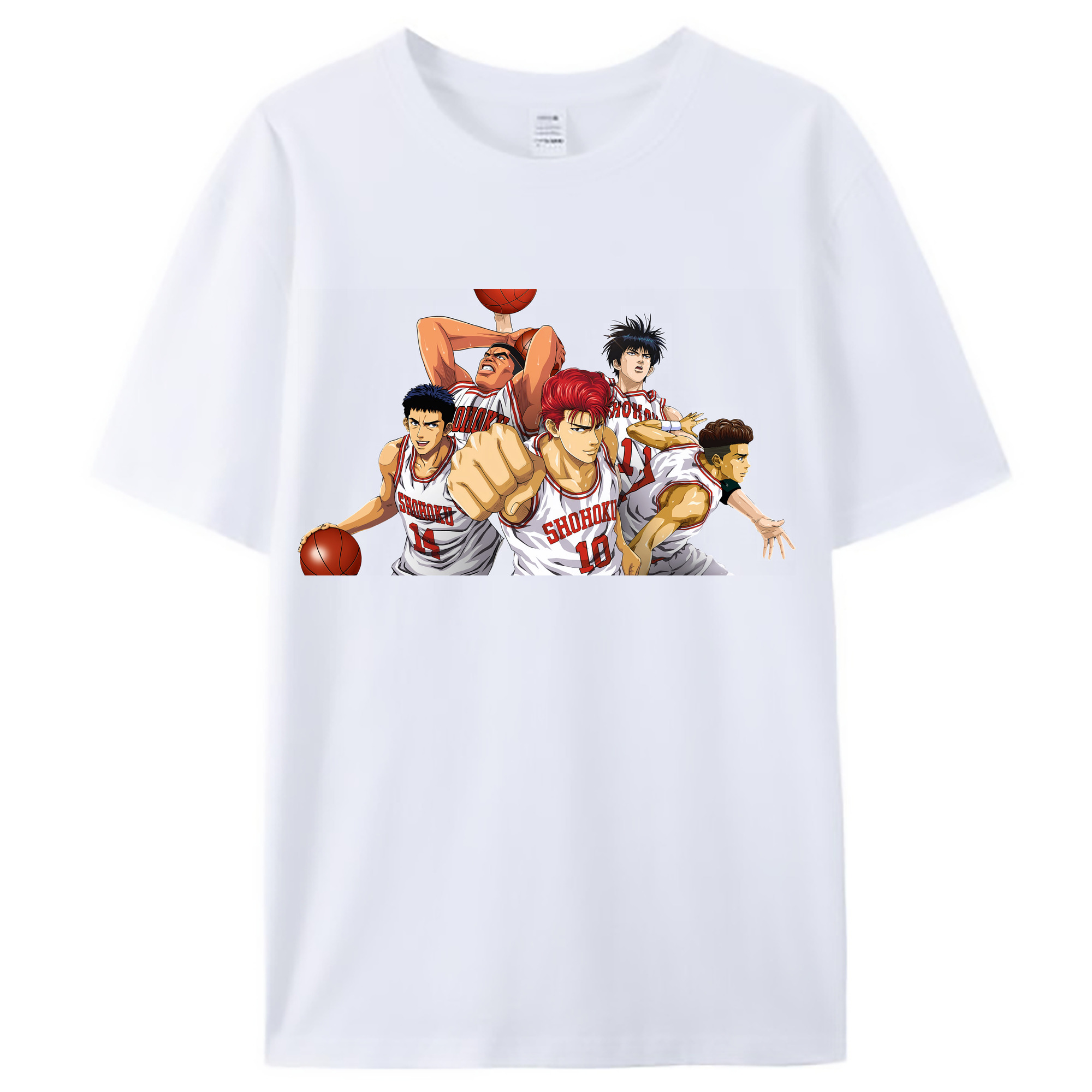 （画像用） SLAM DUNK／スラムダンク レディースカジュアルプリントTシャツ（綿100％）