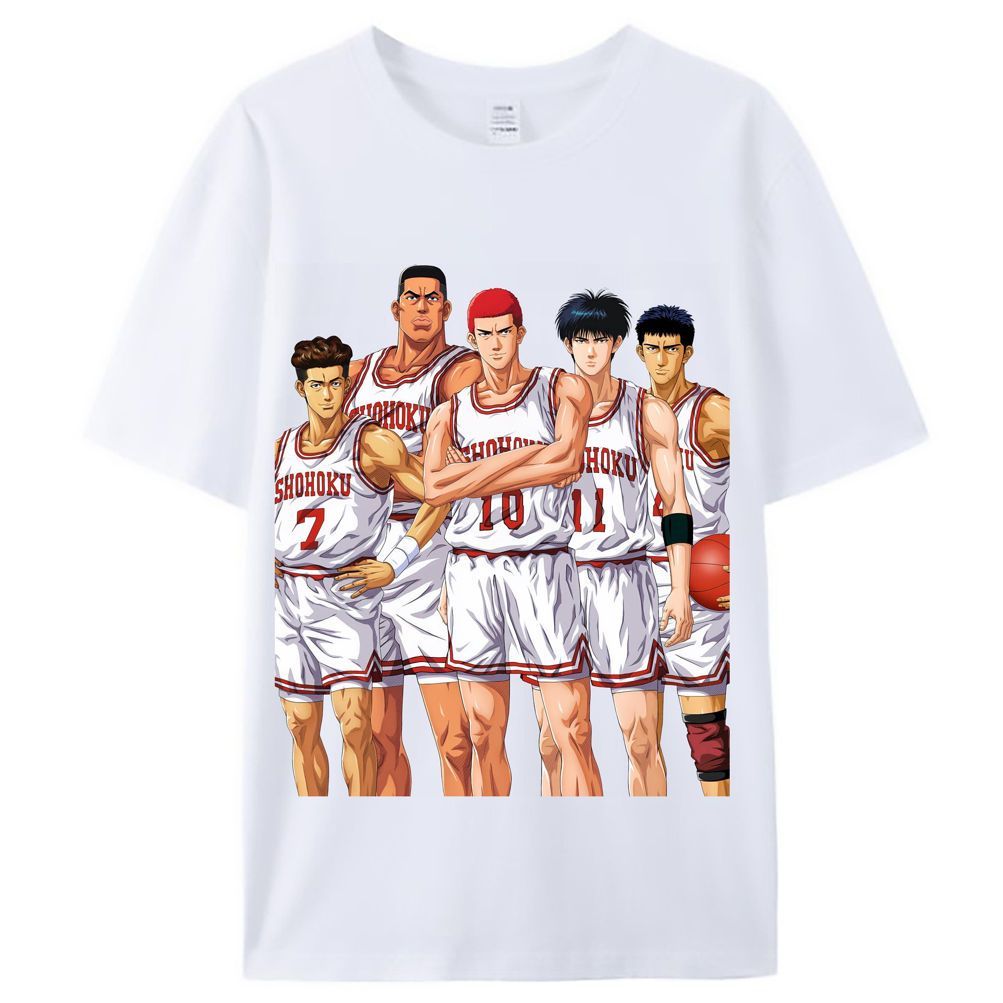 （画像用） SLAM DUNK／スラムダンク レディースカジュアルプリントTシャツ（綿100％）