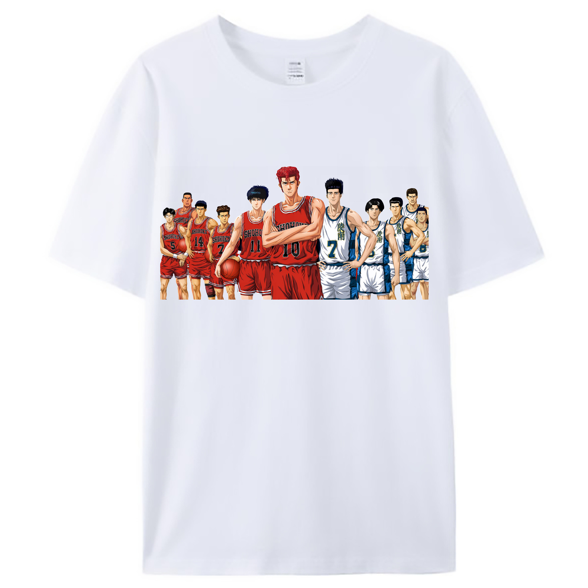 （画像用） SLAM DUNK／スラムダンク レディースカジュアルプリントTシャツ（綿100％）