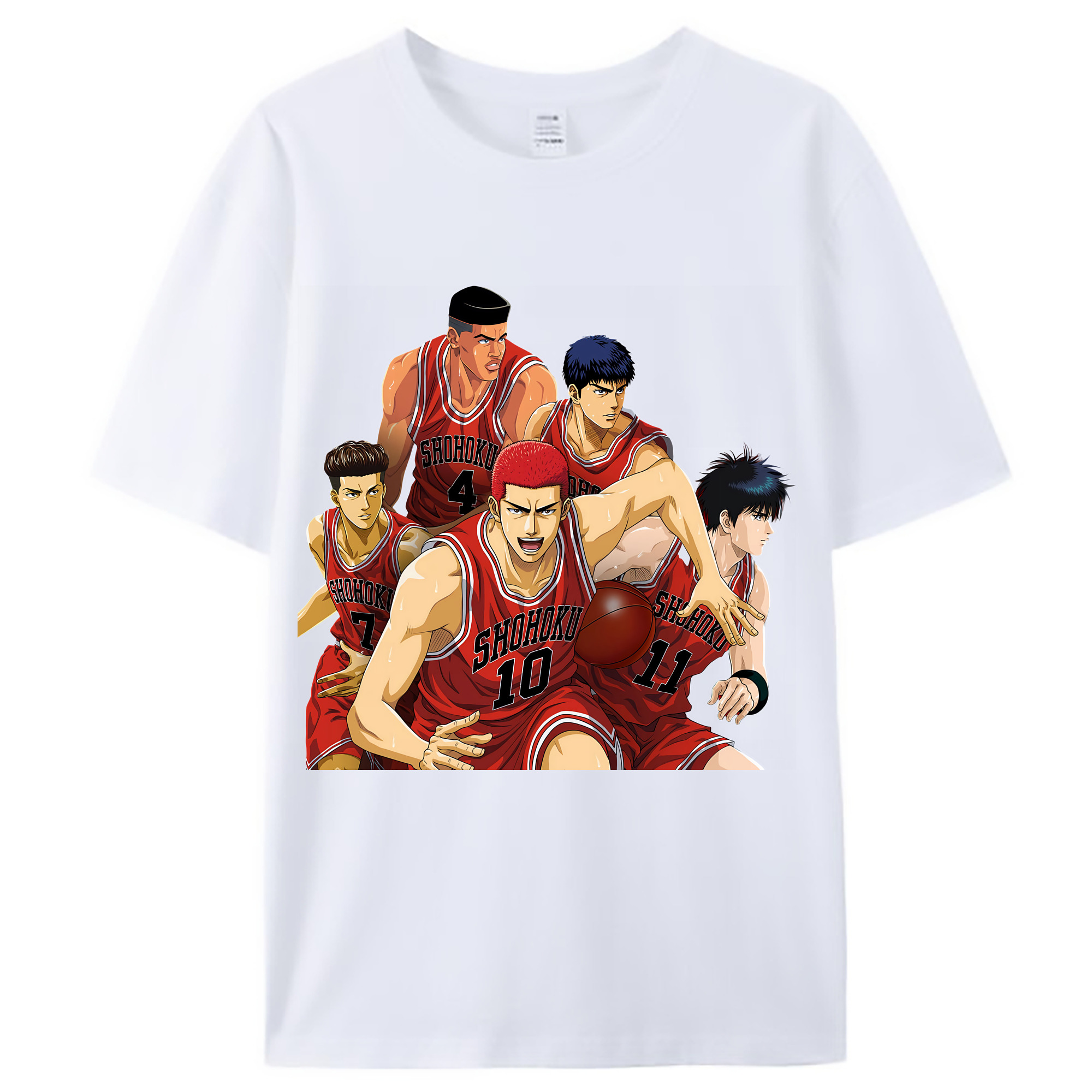 （画像用） SLAM DUNK／スラムダンク レディースカジュアルプリントTシャツ（綿100％）
