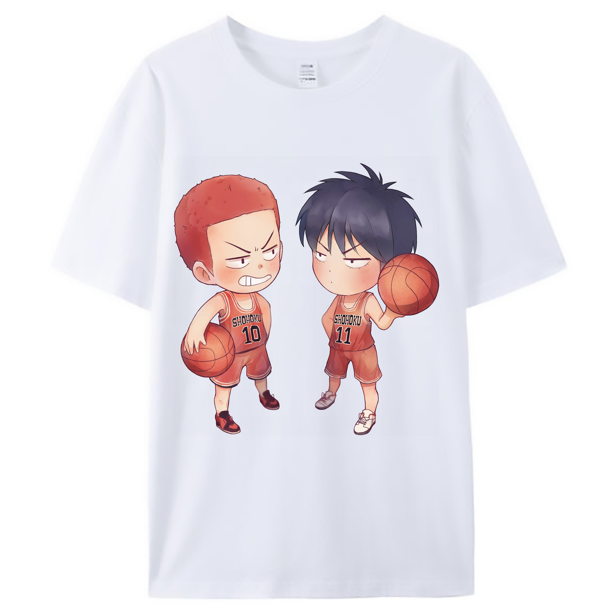 （画像用） SLAM DUNK／スラムダンク レディースカジュアルプリントTシャツ（綿100％）