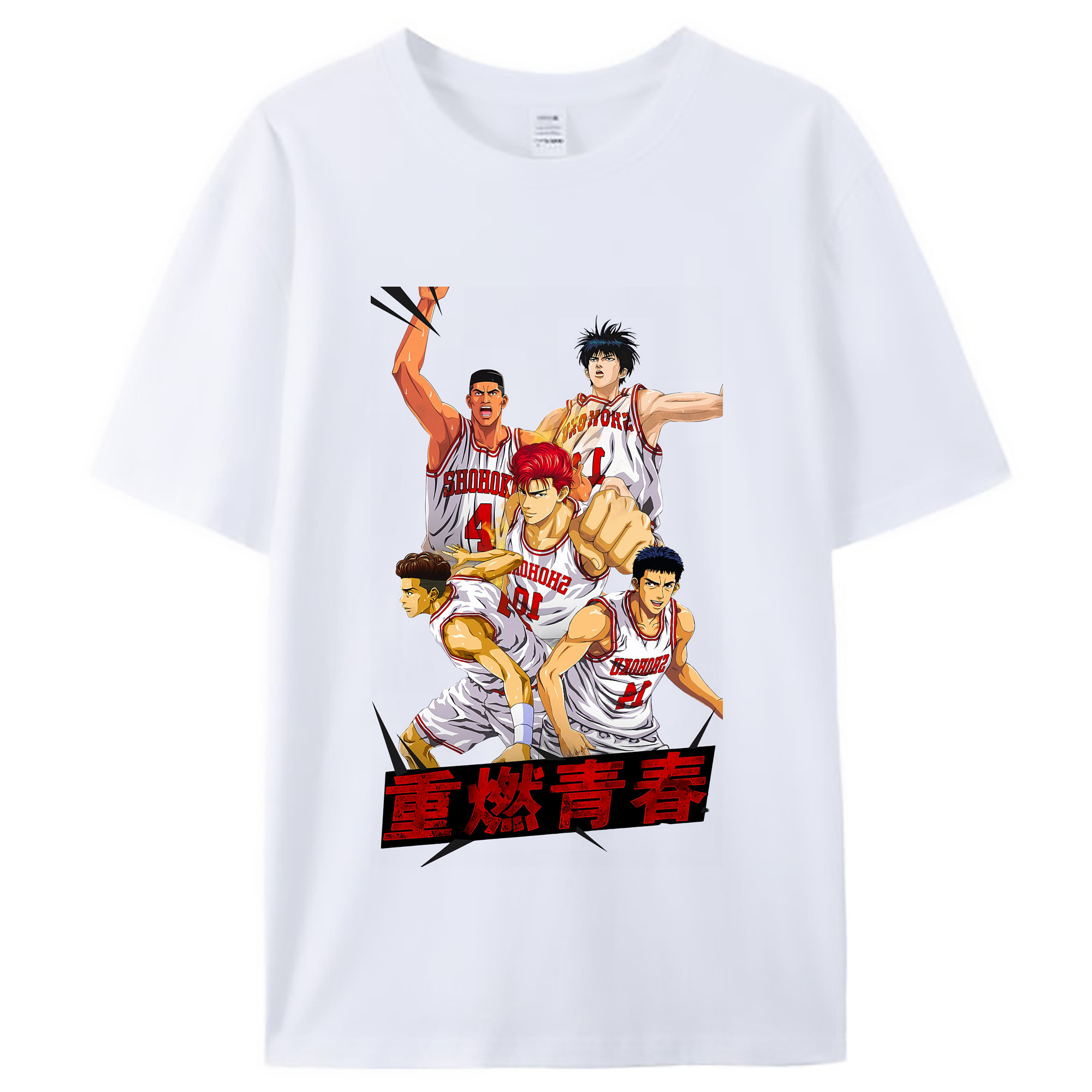 （画像用） SLAM DUNK／スラムダンク レディースカジュアルプリントTシャツ（綿100％）