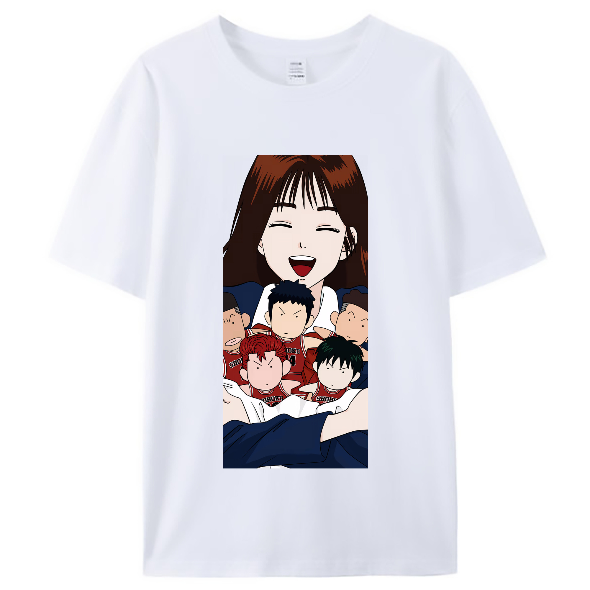 （画像用） SLAM DUNK／スラムダンク レディースカジュアルプリントTシャツ（綿100％）