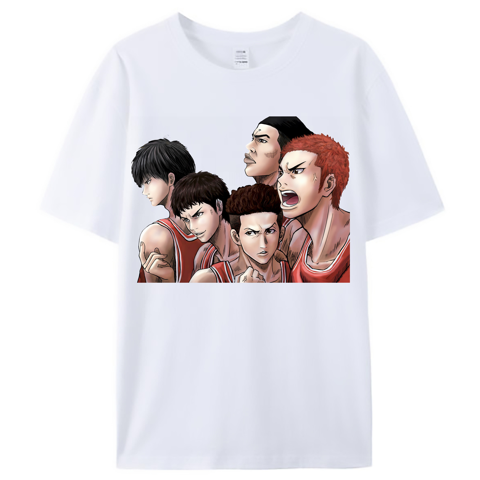 （画像用） SLAM DUNK／スラムダンク レディースカジュアルプリントTシャツ（綿100％）
