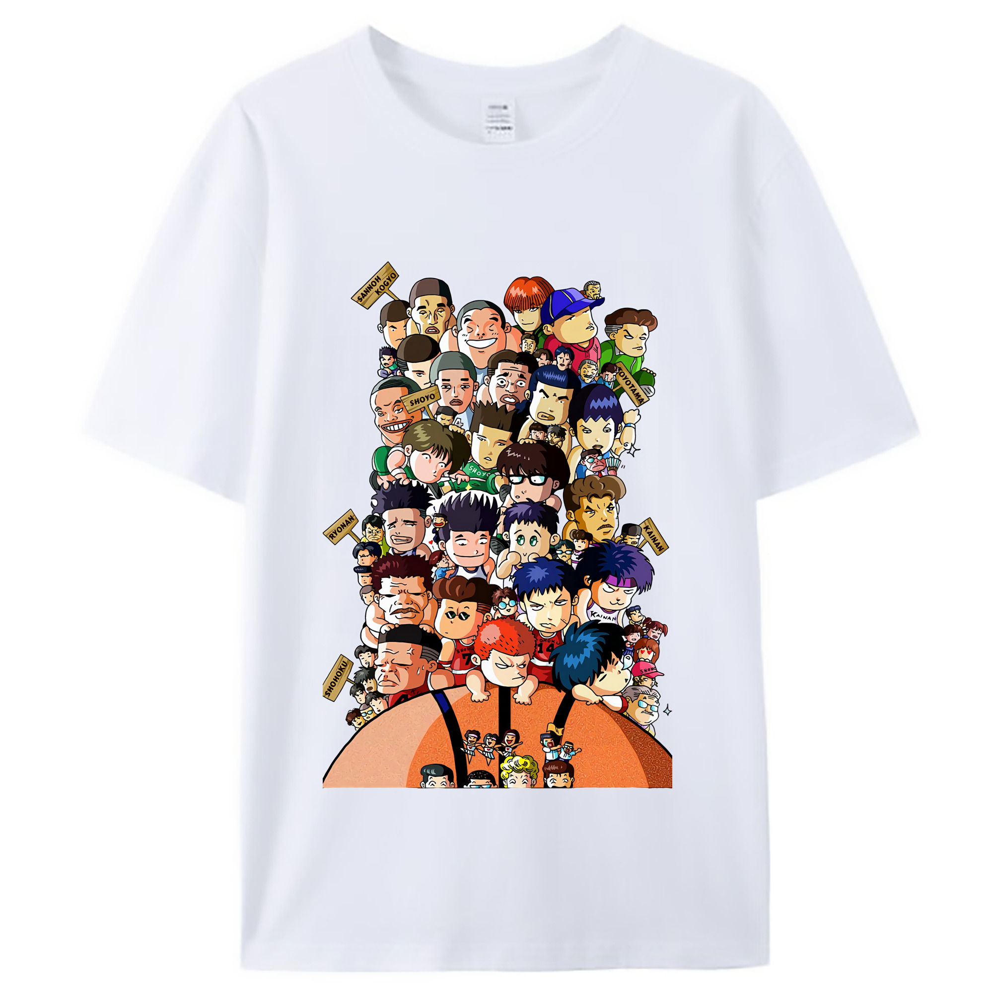 （画像用） SLAM DUNK／スラムダンク レディースカジュアルプリントTシャツ（綿100％）