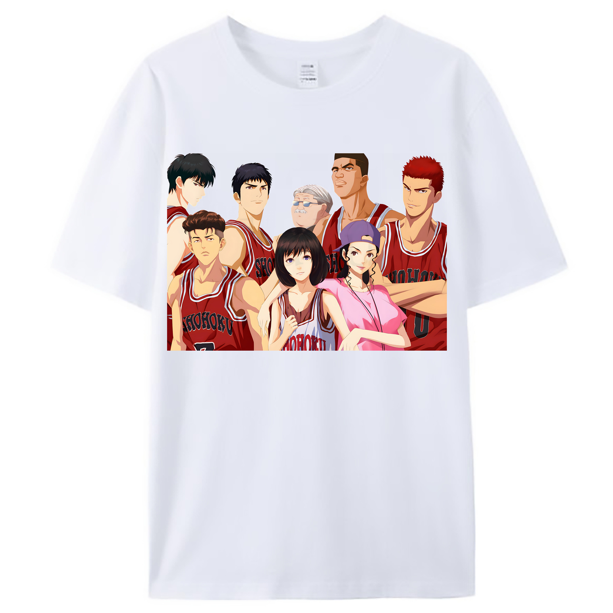（画像用） SLAM DUNK／スラムダンク レディースカジュアルプリントTシャツ（綿100％）