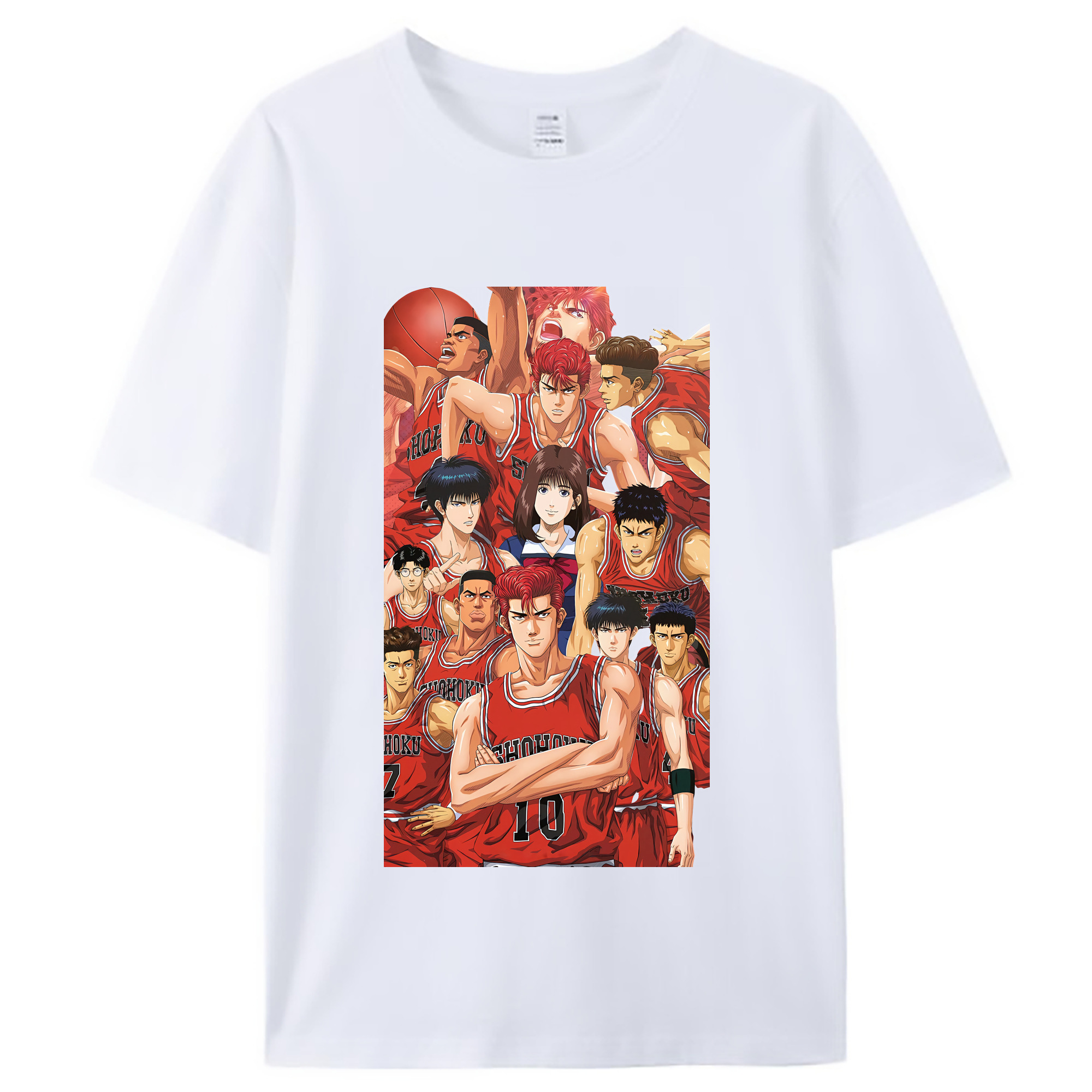（画像用） SLAM DUNK／スラムダンク レディースカジュアルプリントTシャツ（綿100％）