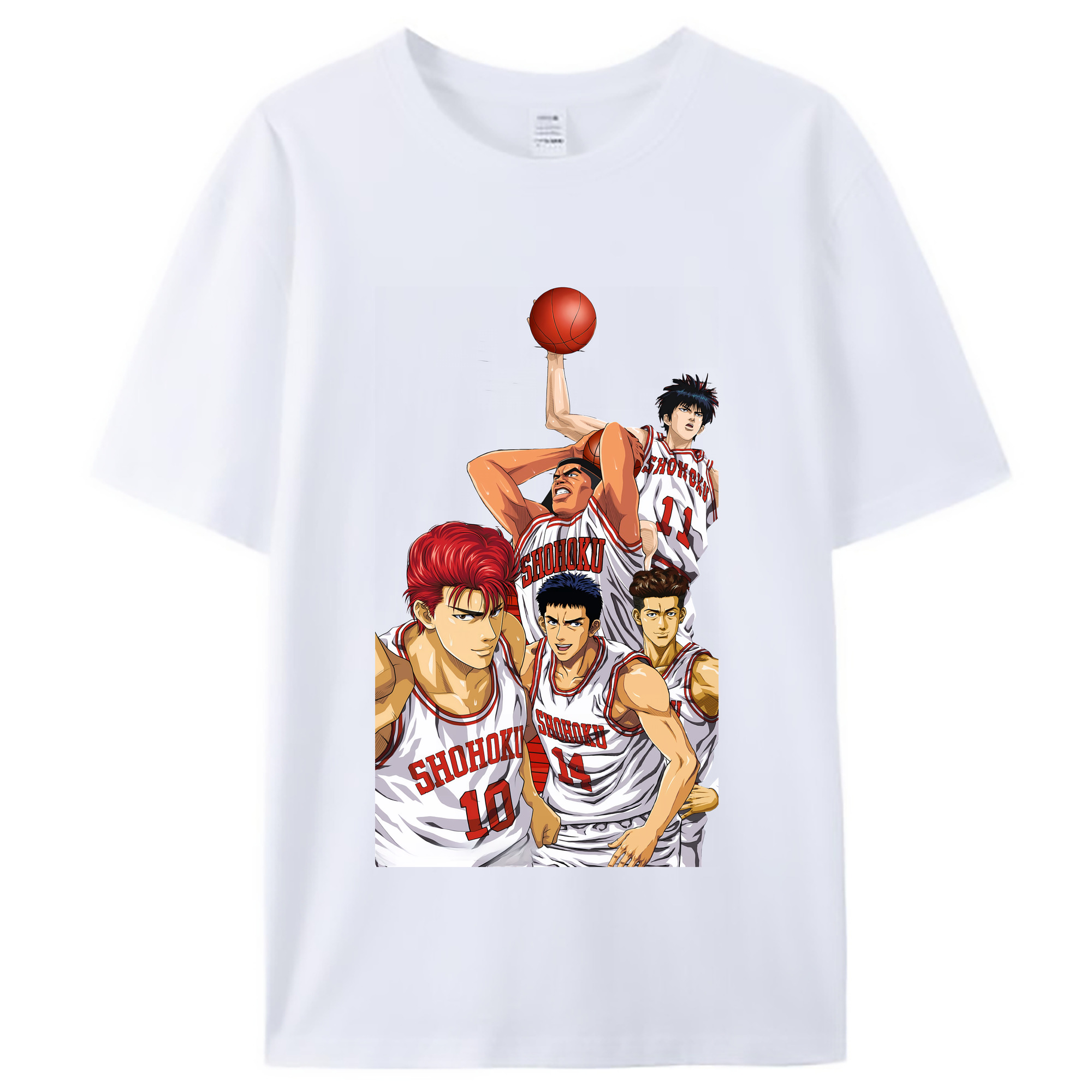 （画像用） SLAM DUNK／スラムダンク レディースカジュアルプリントTシャツ（綿100％）