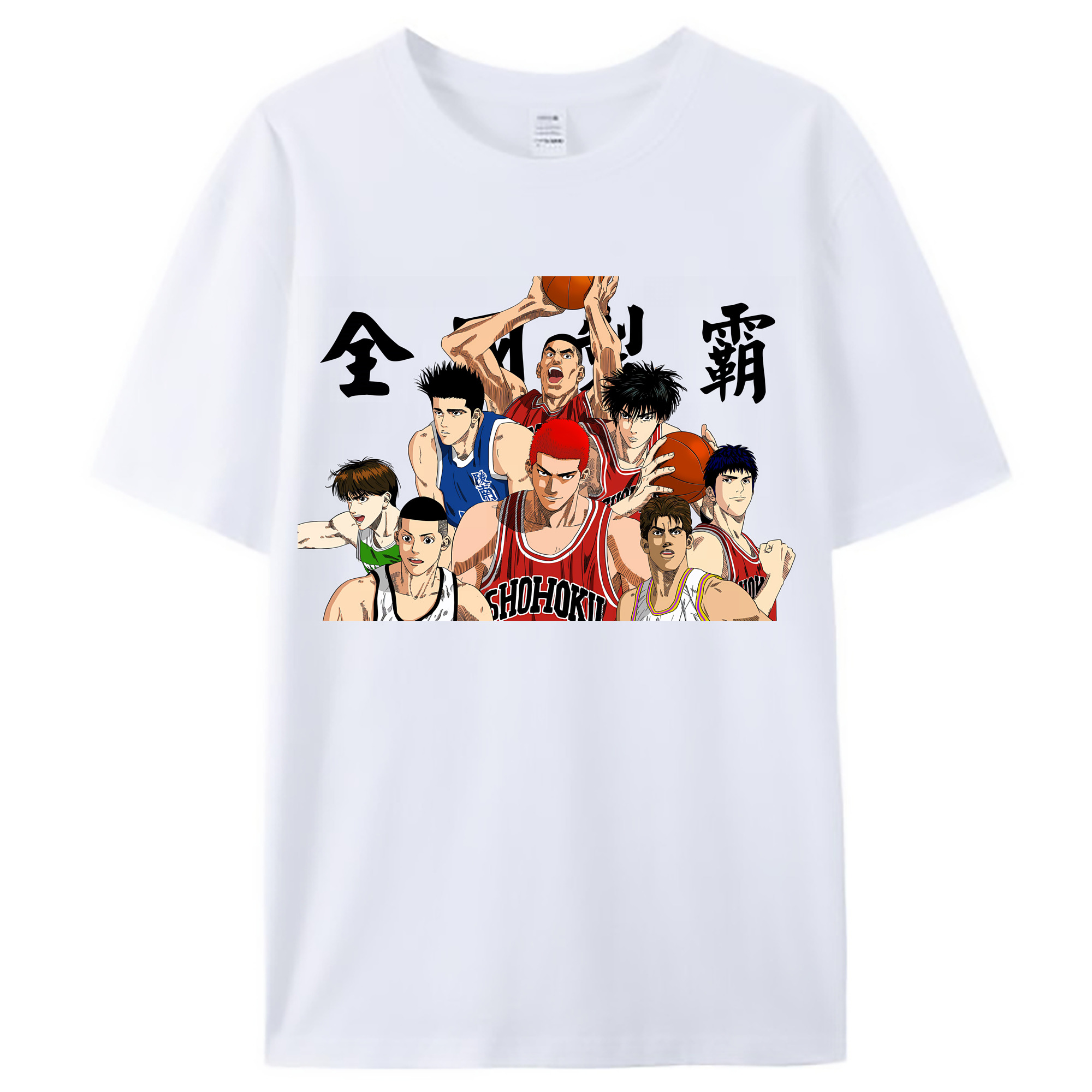 （画像用） SLAM DUNK／スラムダンク レディースカジュアルプリントTシャツ（綿100％）