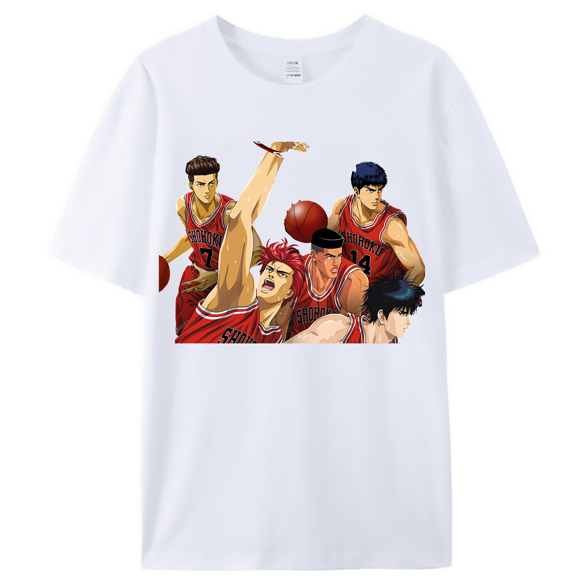 （画像用） SLAM DUNK／スラムダンク レディースカジュアルプリントTシャツ（綿100％）