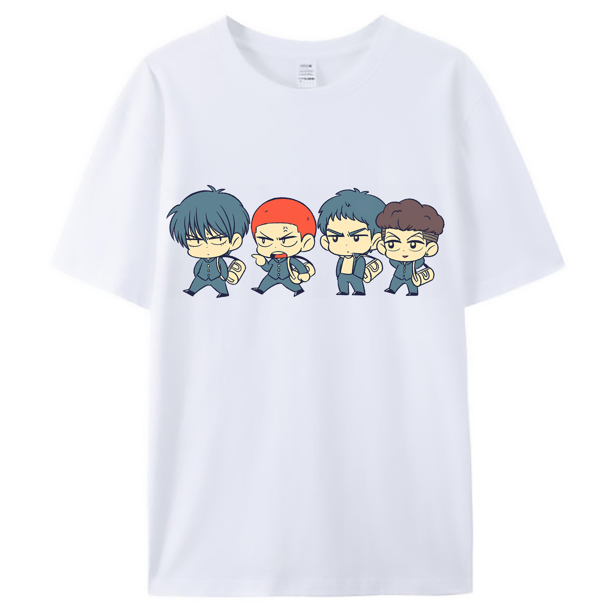 （画像用） SLAM DUNK／スラムダンク レディースカジュアルプリントTシャツ（綿100％）