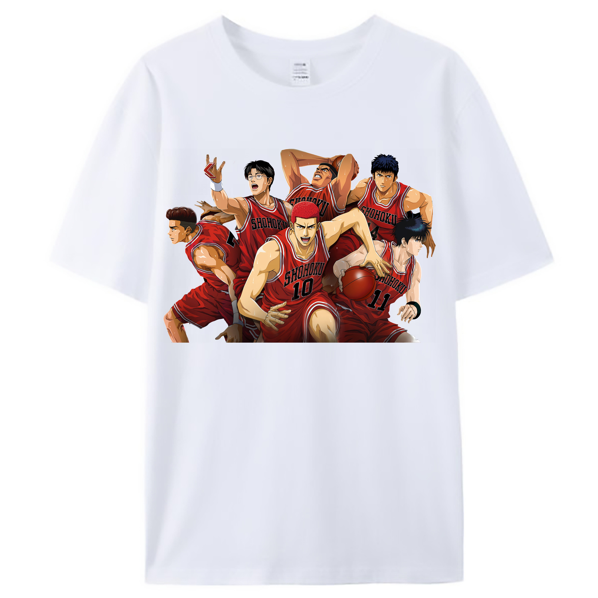 （画像用） SLAM DUNK／スラムダンク レディースカジュアルプリントTシャツ（綿100％）