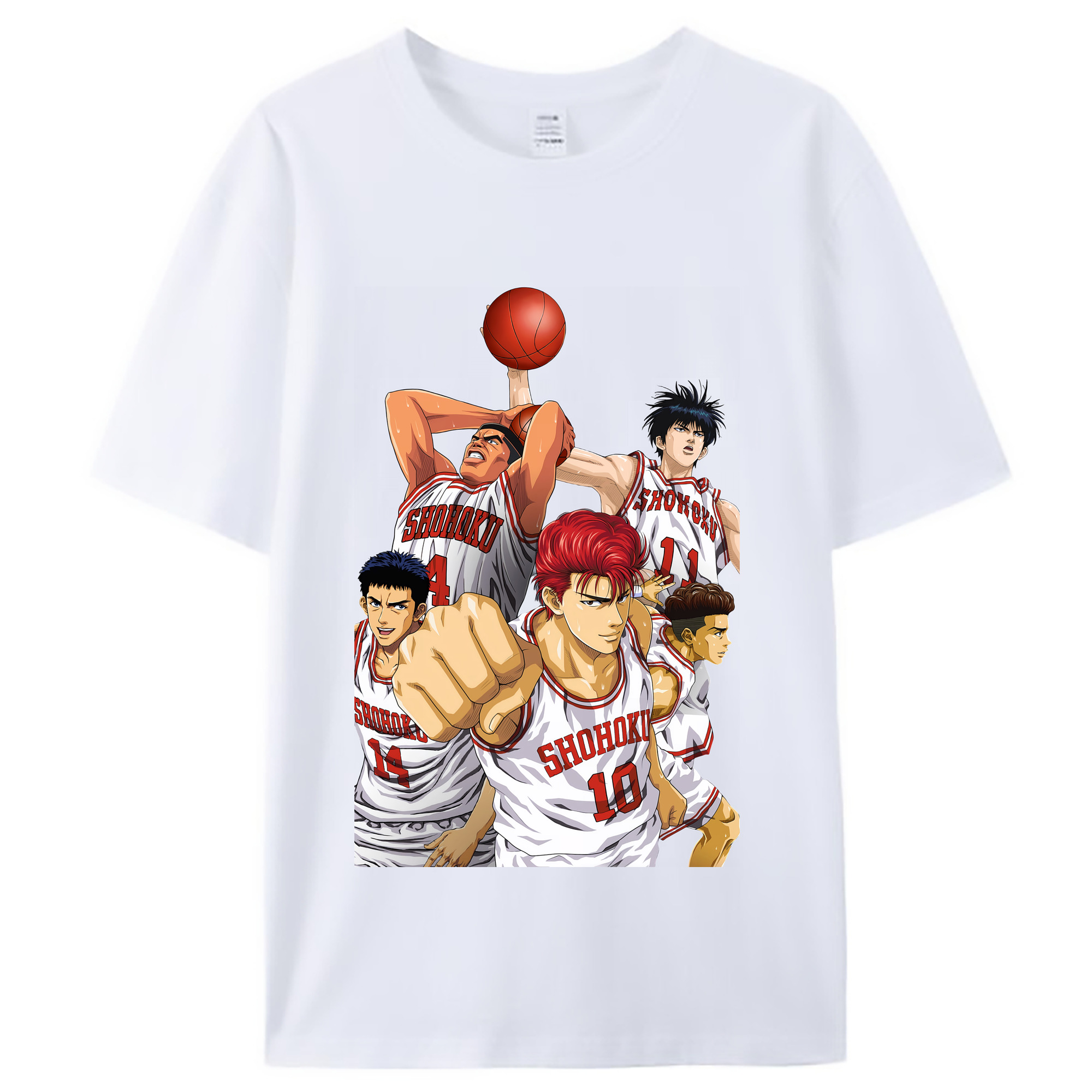 （画像用） SLAM DUNK／スラムダンク レディースカジュアルプリントTシャツ（綿100％）