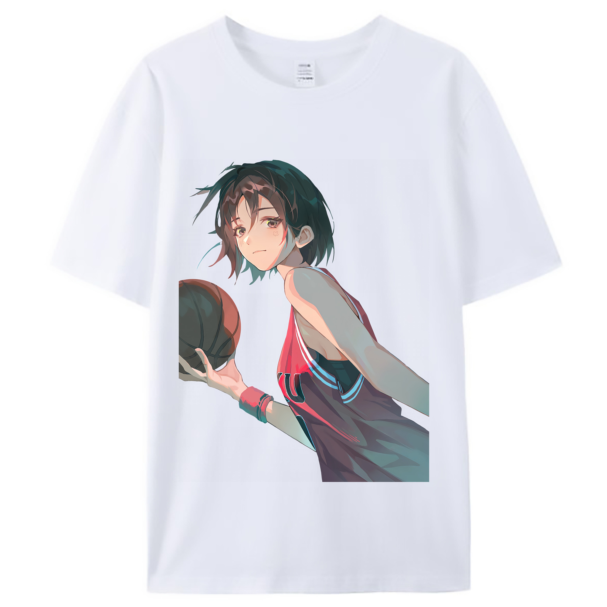 （画像用） SLAM DUNK／スラムダンク レディースカジュアルプリントTシャツ（綿100％）