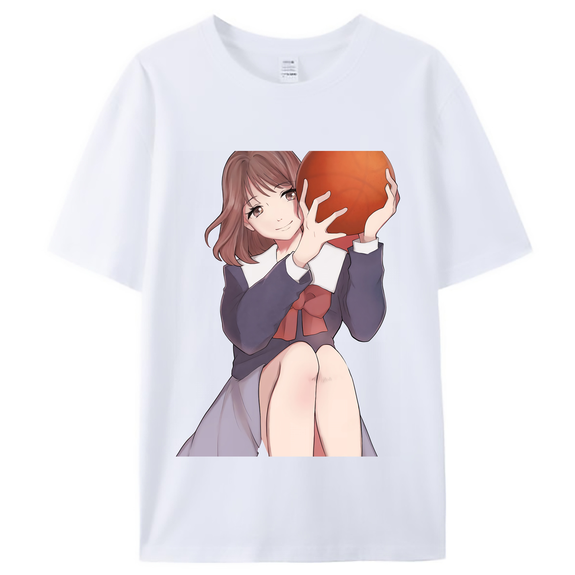 （画像用） SLAM DUNK／スラムダンク レディースカジュアルプリントTシャツ（綿100％）