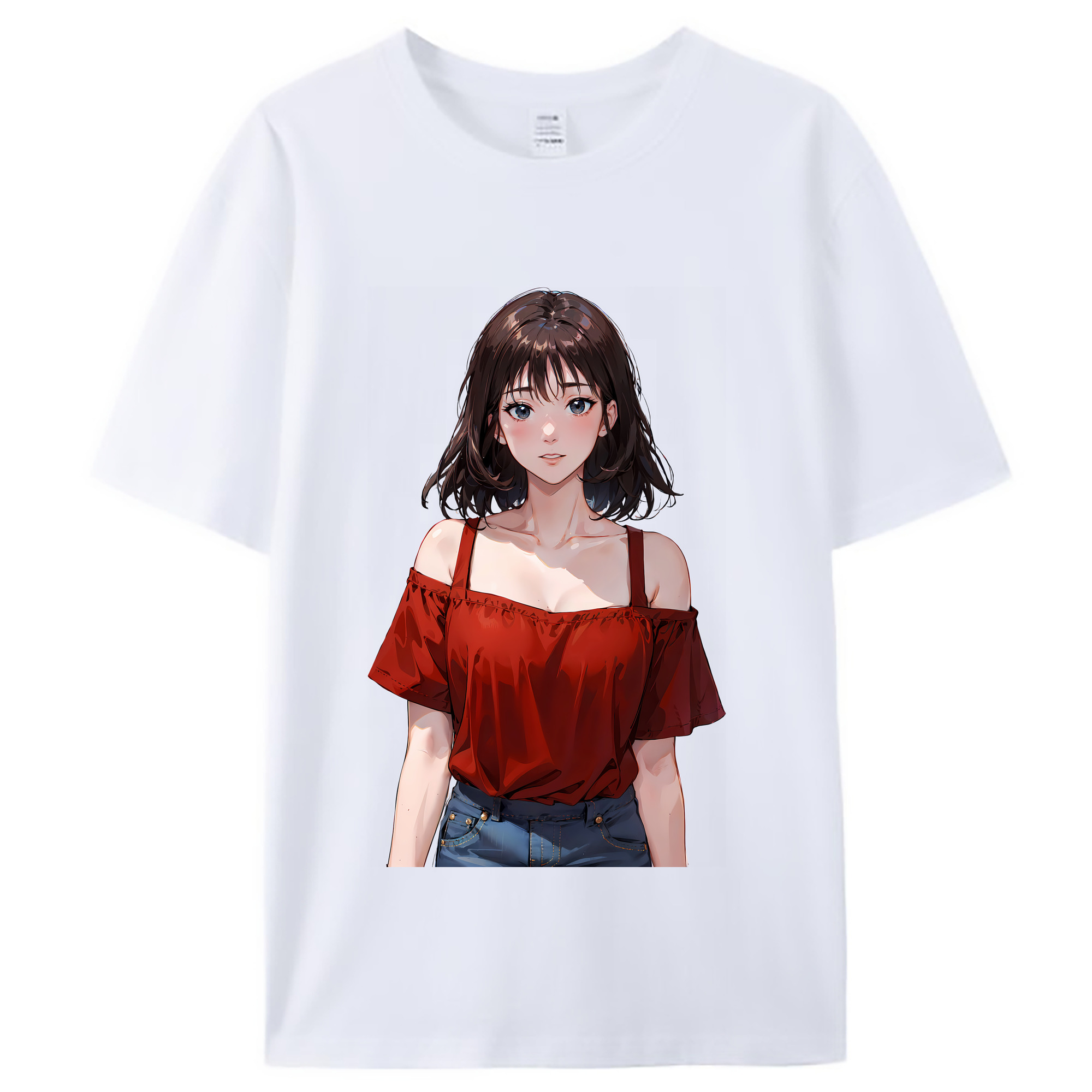 （画像用） SLAM DUNK／スラムダンク レディースカジュアルプリントTシャツ（綿100％）