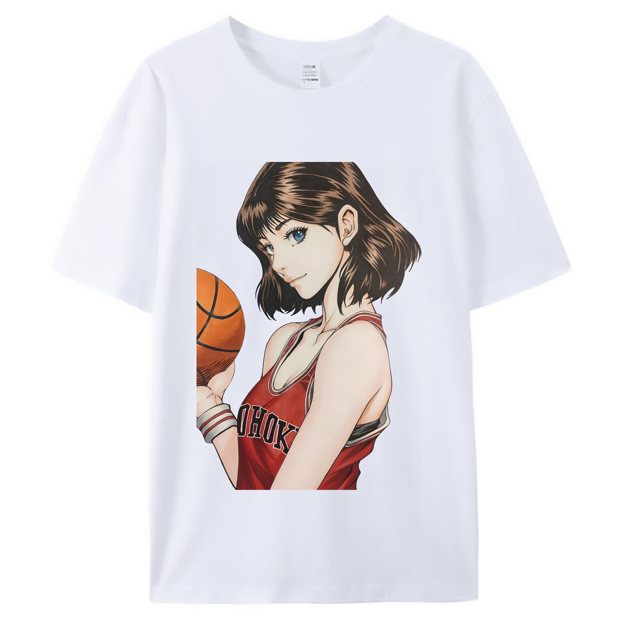 （画像用） SLAM DUNK／スラムダンク レディースカジュアルプリントTシャツ（綿100％）