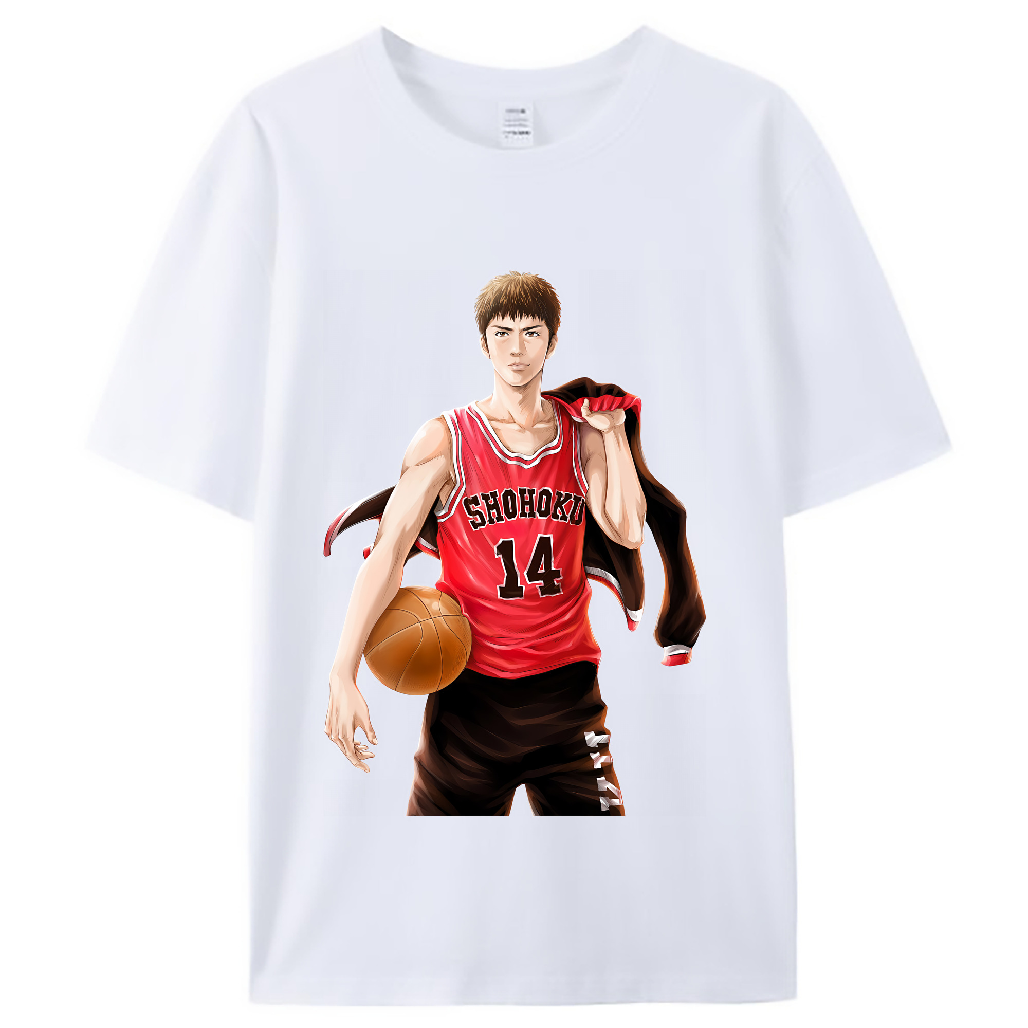 （画像用） SLAM DUNK／スラムダンク レディースカジュアルプリントTシャツ（綿100％）