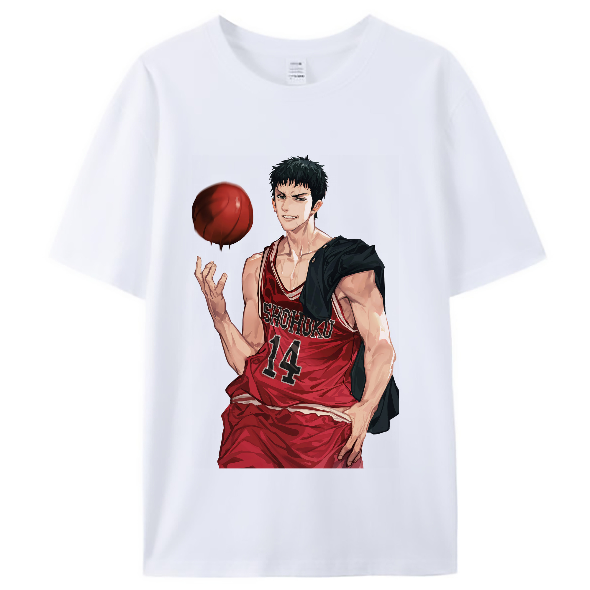 （画像用） SLAM DUNK／スラムダンク レディースカジュアルプリントTシャツ（綿100％）