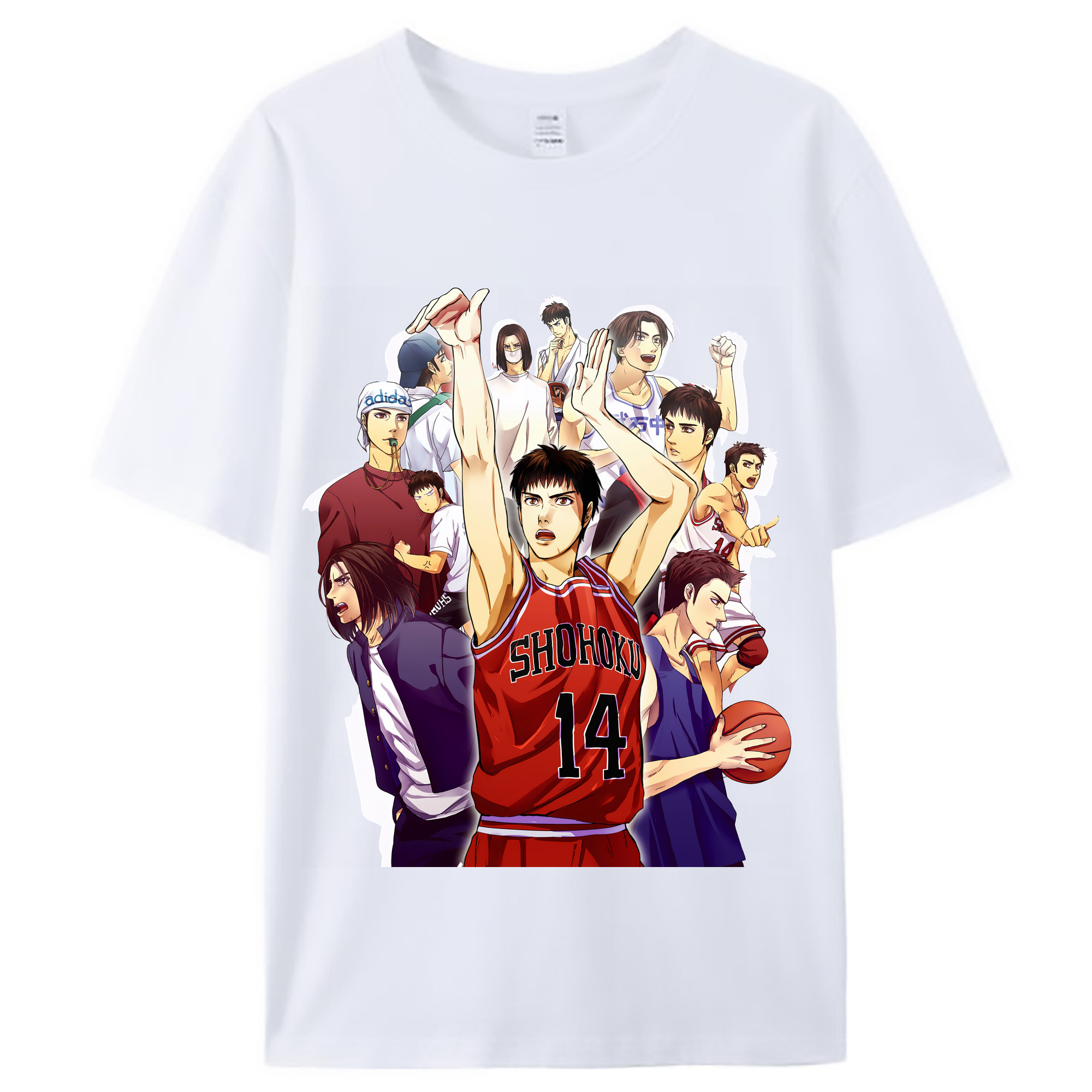 （画像用） SLAM DUNK／スラムダンク レディースカジュアルプリントTシャツ（綿100％）