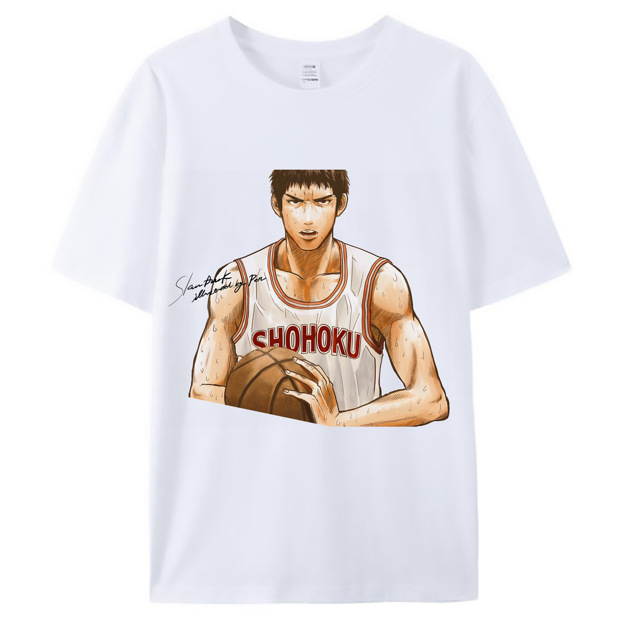 （画像用） SLAM DUNK／スラムダンク レディースカジュアルプリントTシャツ（綿100％）