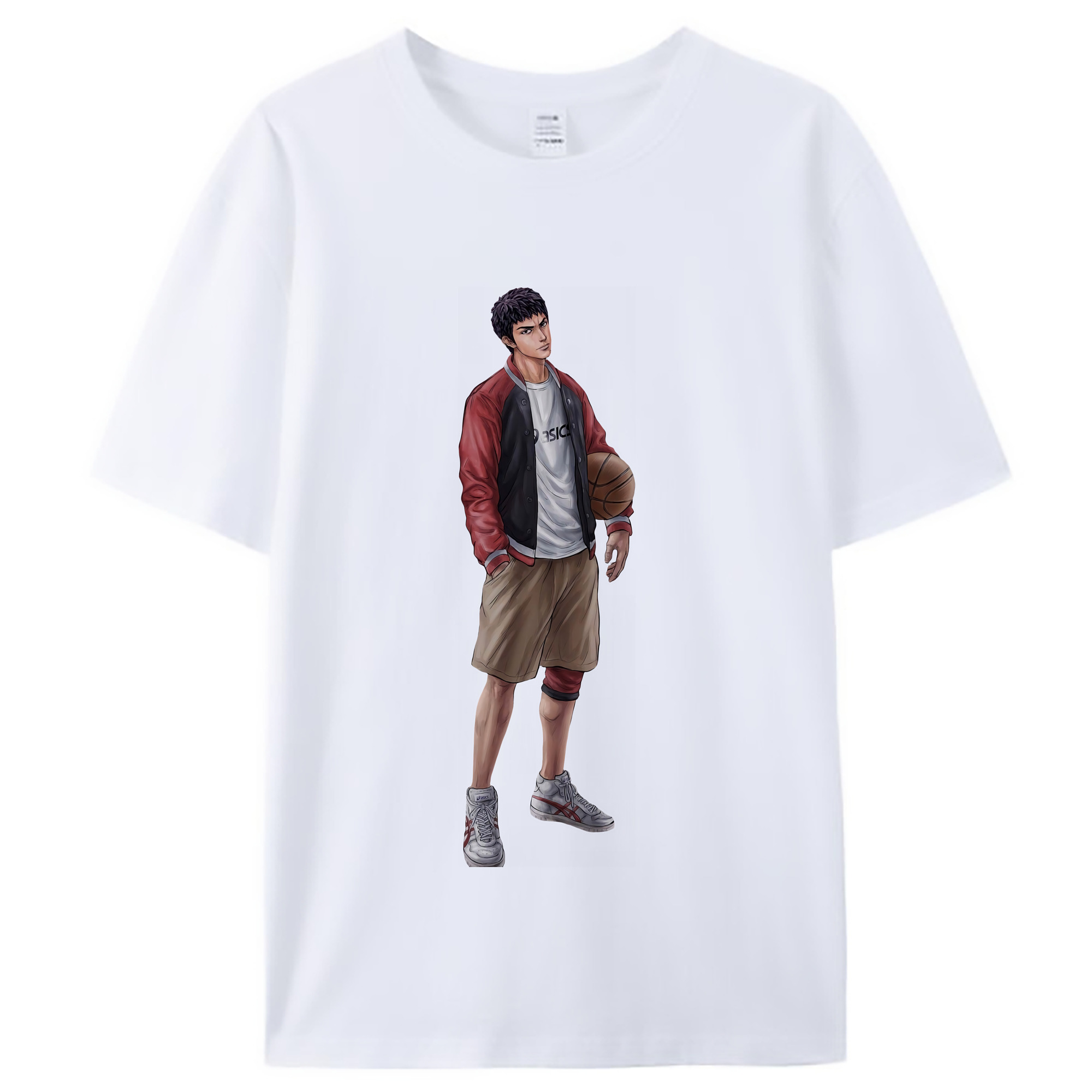 （画像用） SLAM DUNK／スラムダンク レディースカジュアルプリントTシャツ（綿100％）