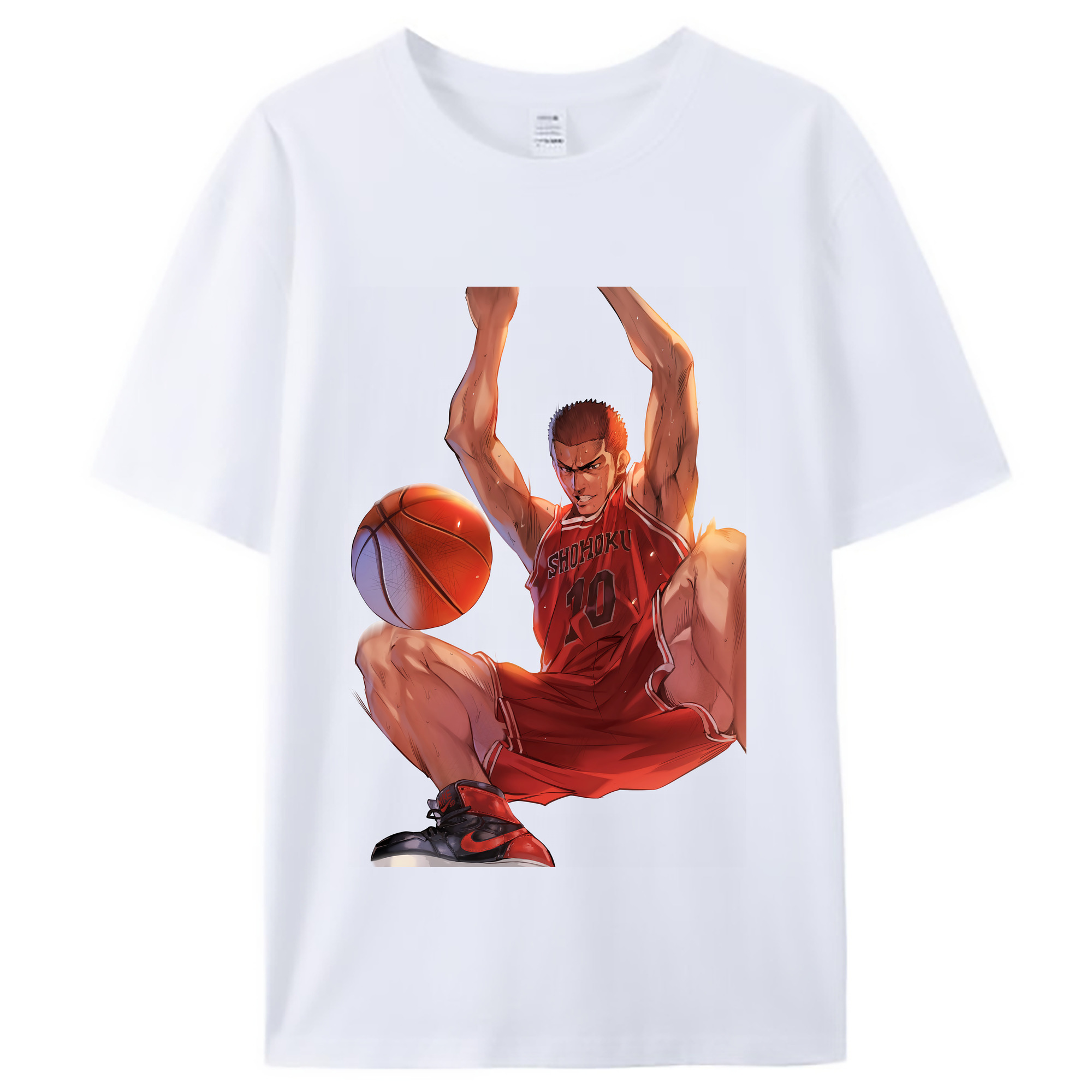 （画像用） SLAM DUNK／スラムダンク レディースカジュアルプリントTシャツ（綿100％）