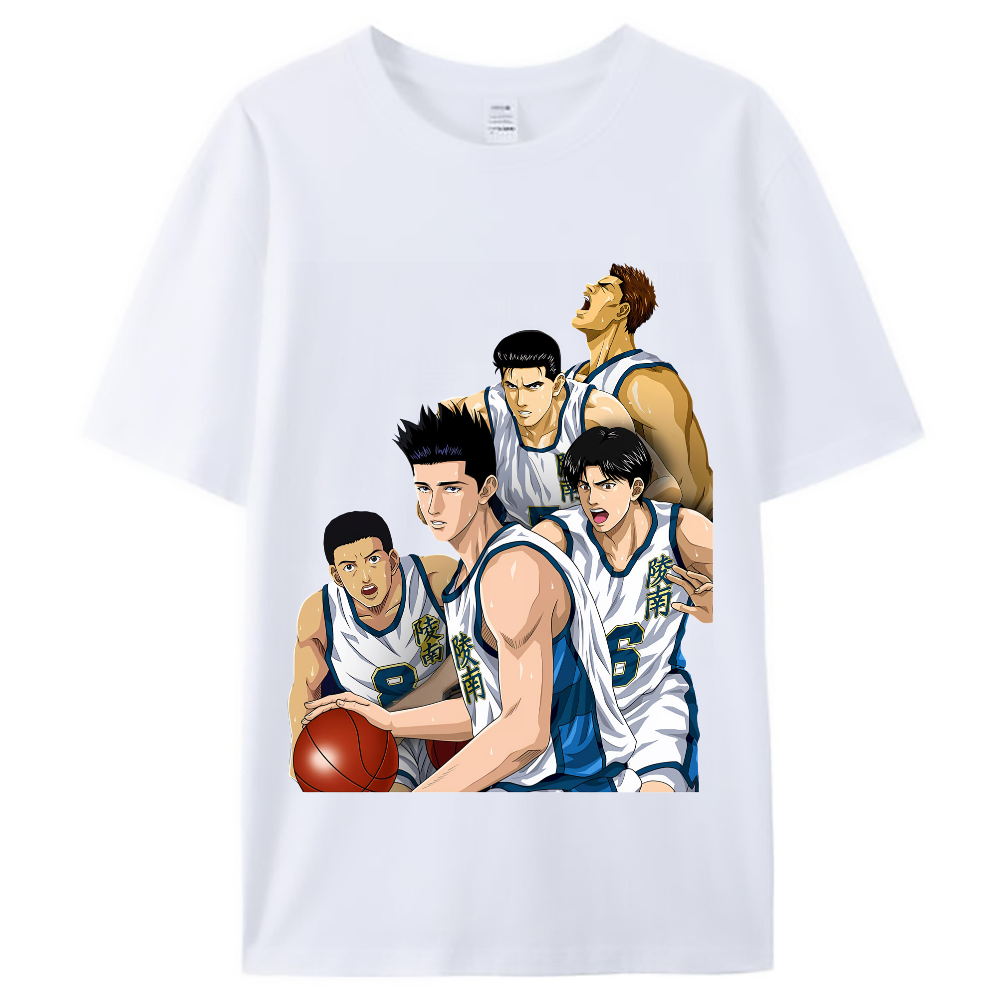 （画像用） SLAM DUNK／スラムダンク レディースカジュアルプリントTシャツ（綿100％）