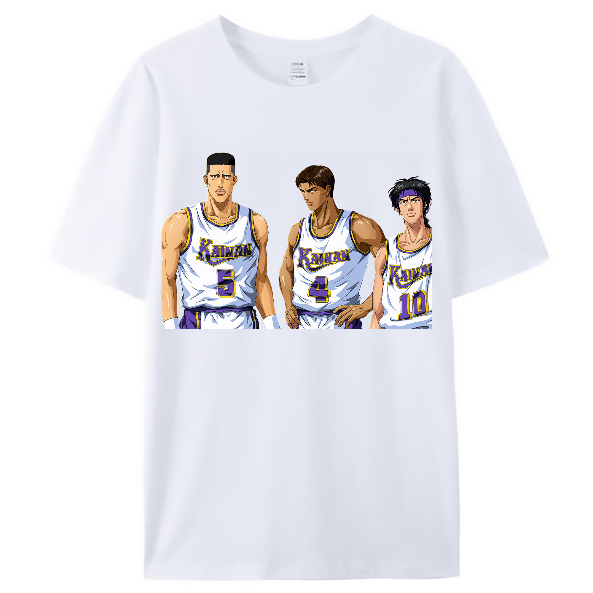 （画像用） SLAM DUNK／スラムダンク レディースカジュアルプリントTシャツ（綿100％）