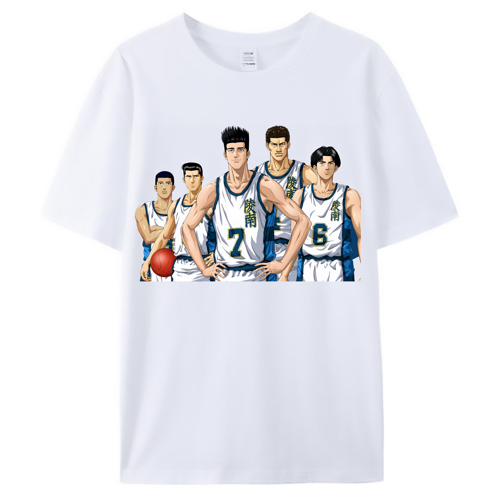 （画像用） SLAM DUNK／スラムダンク レディースカジュアルプリントTシャツ（綿100％）