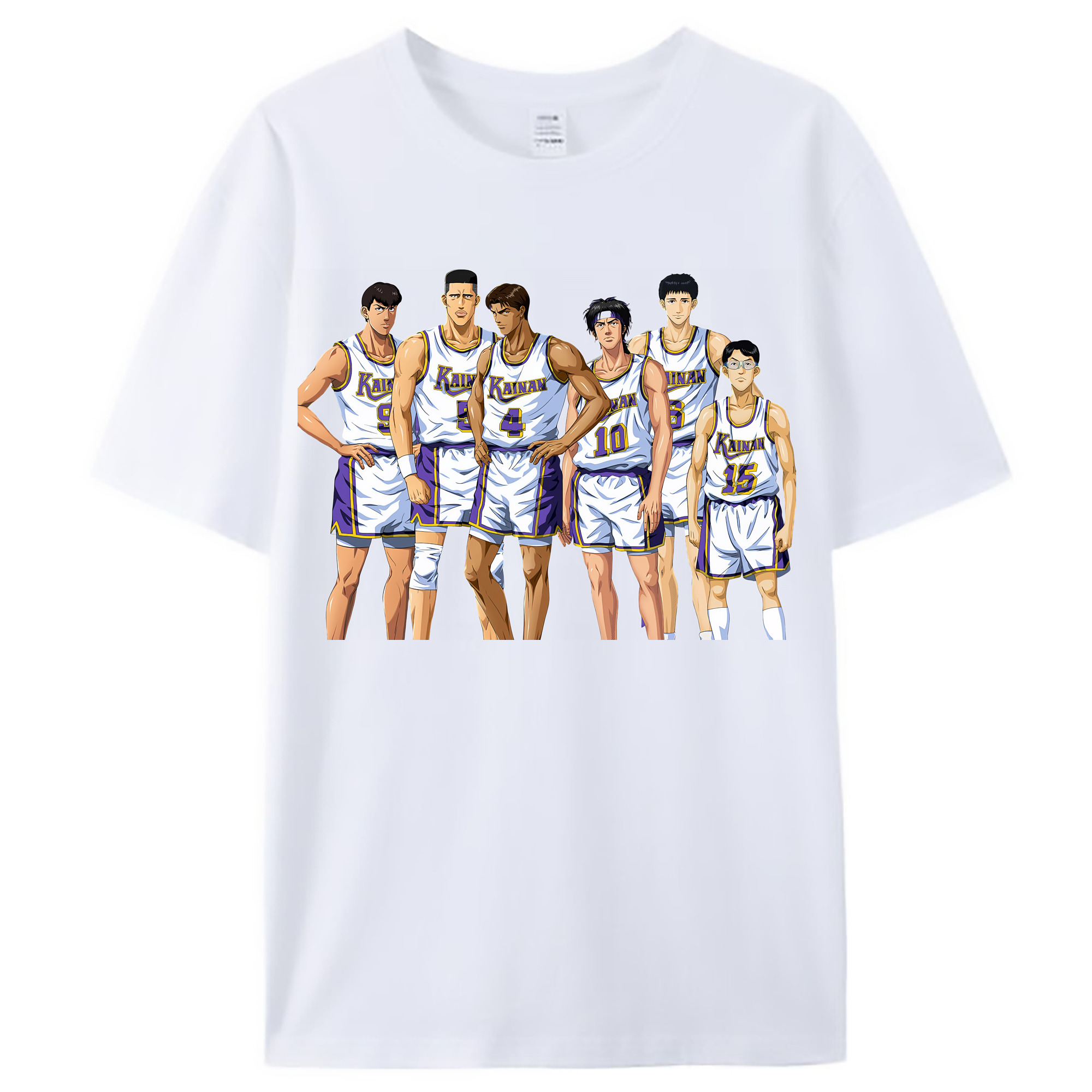 （画像用） SLAM DUNK／スラムダンク レディースカジュアルプリントTシャツ（綿100％）