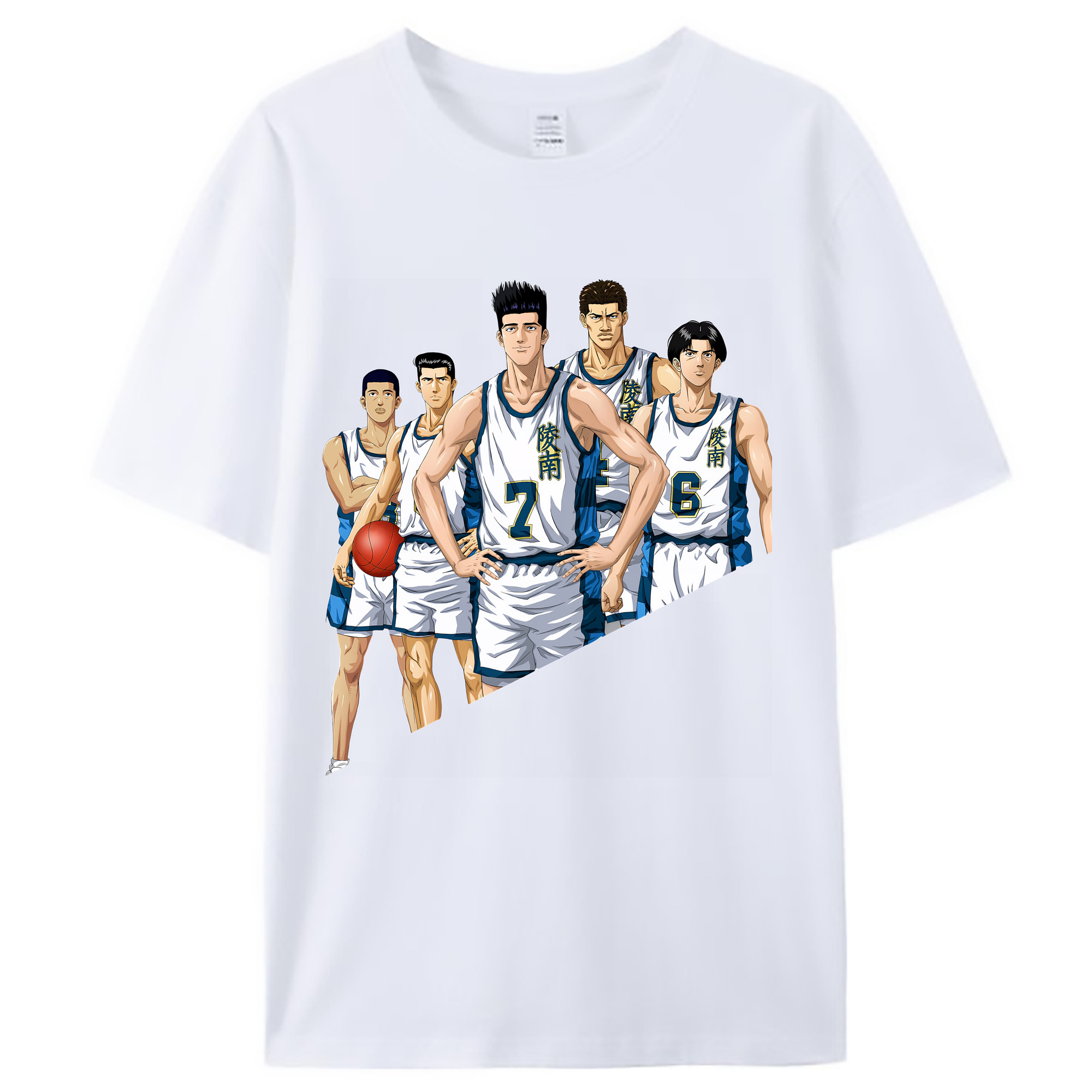 （画像用） SLAM DUNK／スラムダンク レディースカジュアルプリントTシャツ（綿100％）