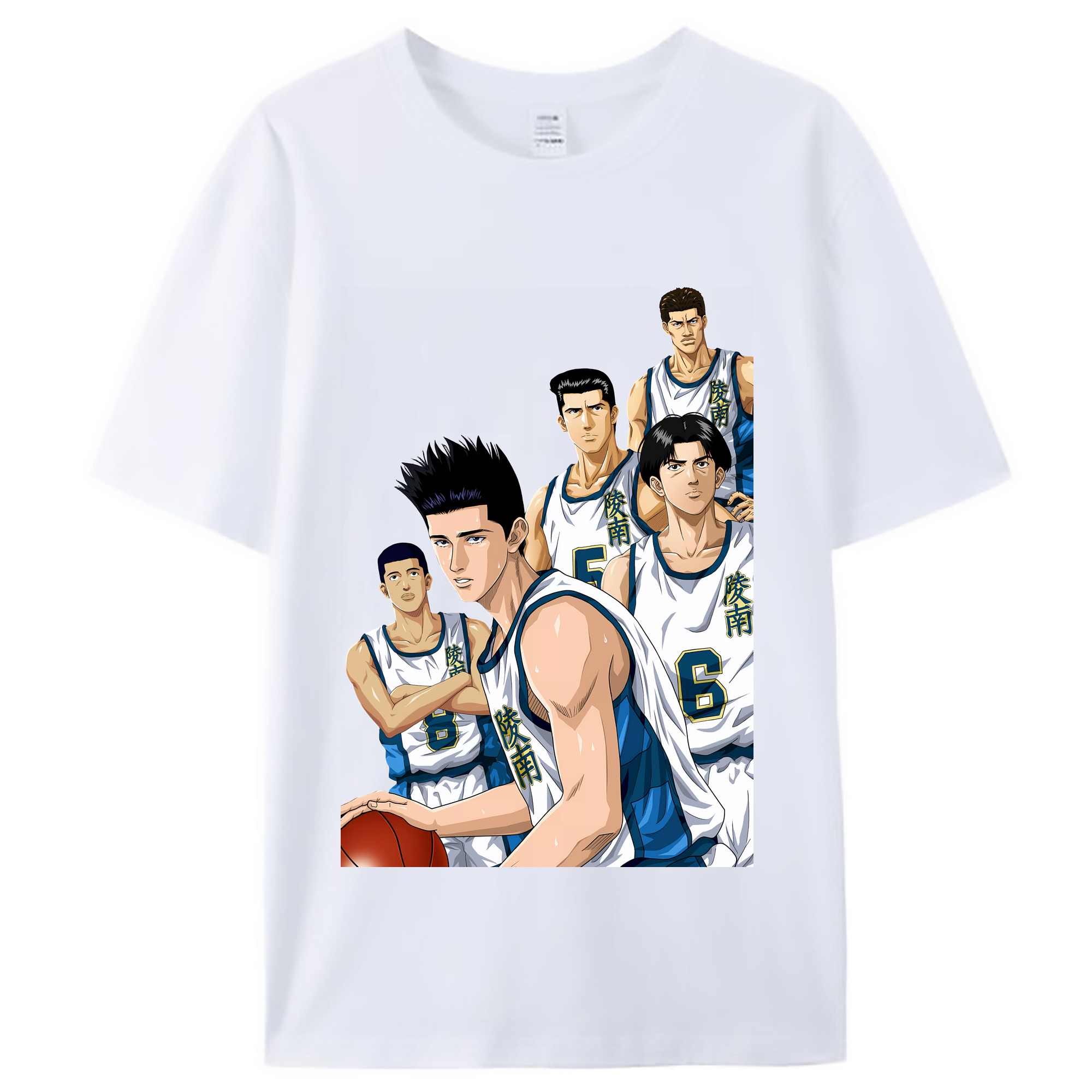 （画像用） SLAM DUNK／スラムダンク レディースカジュアルプリントTシャツ（綿100％）