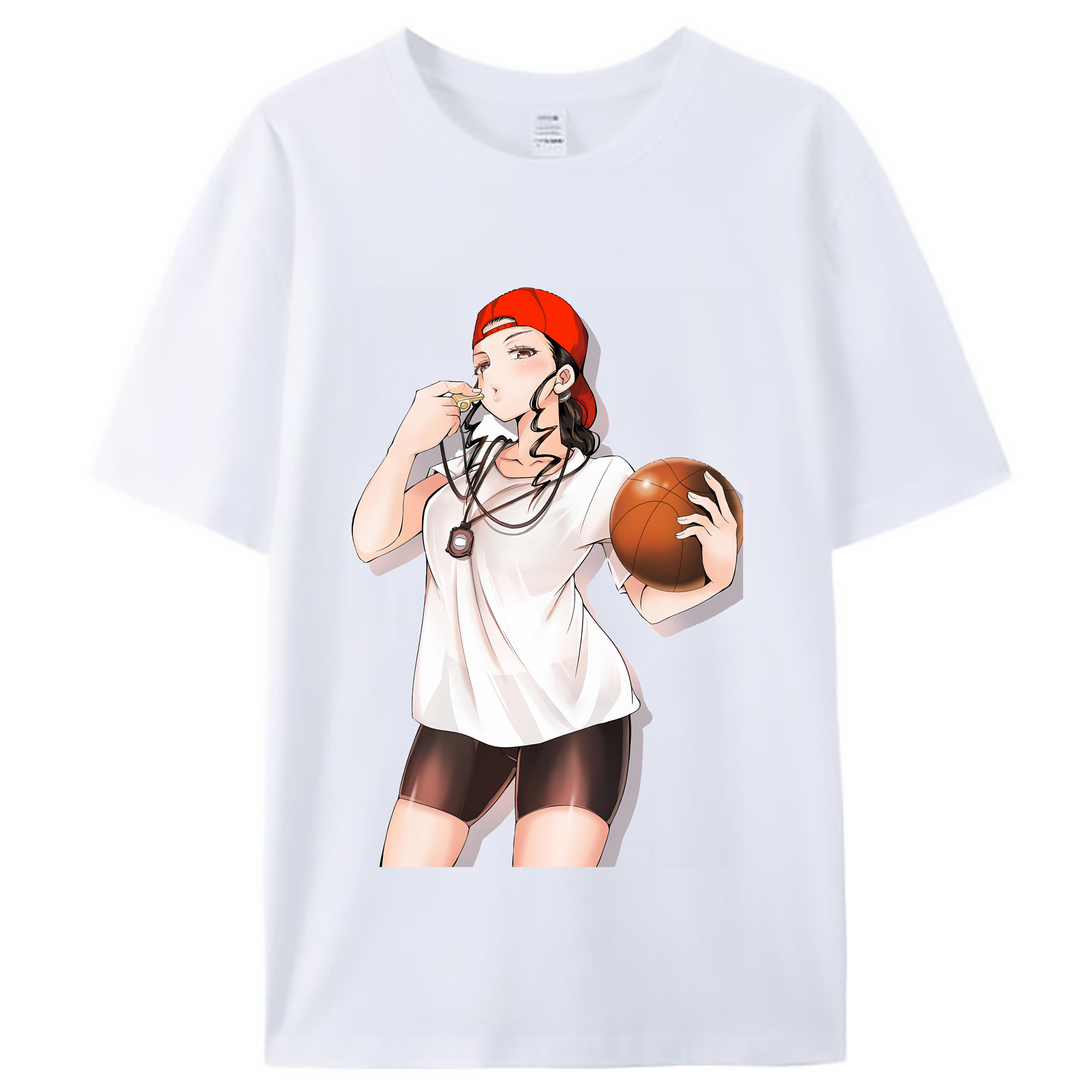 （画像用） SLAM DUNK／スラムダンク レディースカジュアルプリントTシャツ（綿100％）