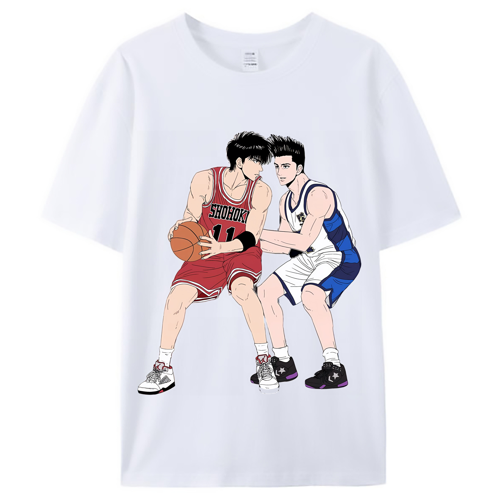 （画像用） SLAM DUNK／スラムダンク レディースカジュアルプリントTシャツ（綿100％）