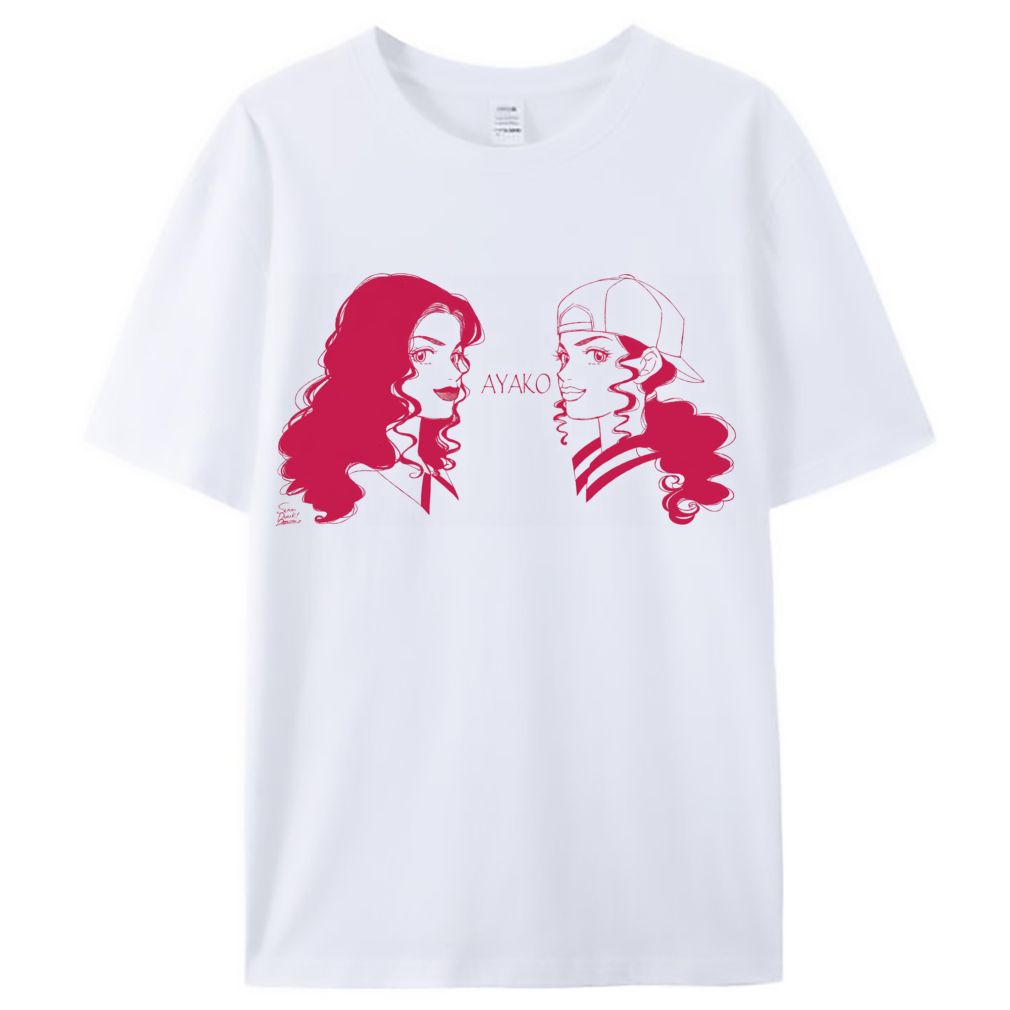 （画像用） SLAM DUNK／スラムダンク レディースカジュアルプリントTシャツ（綿100％）