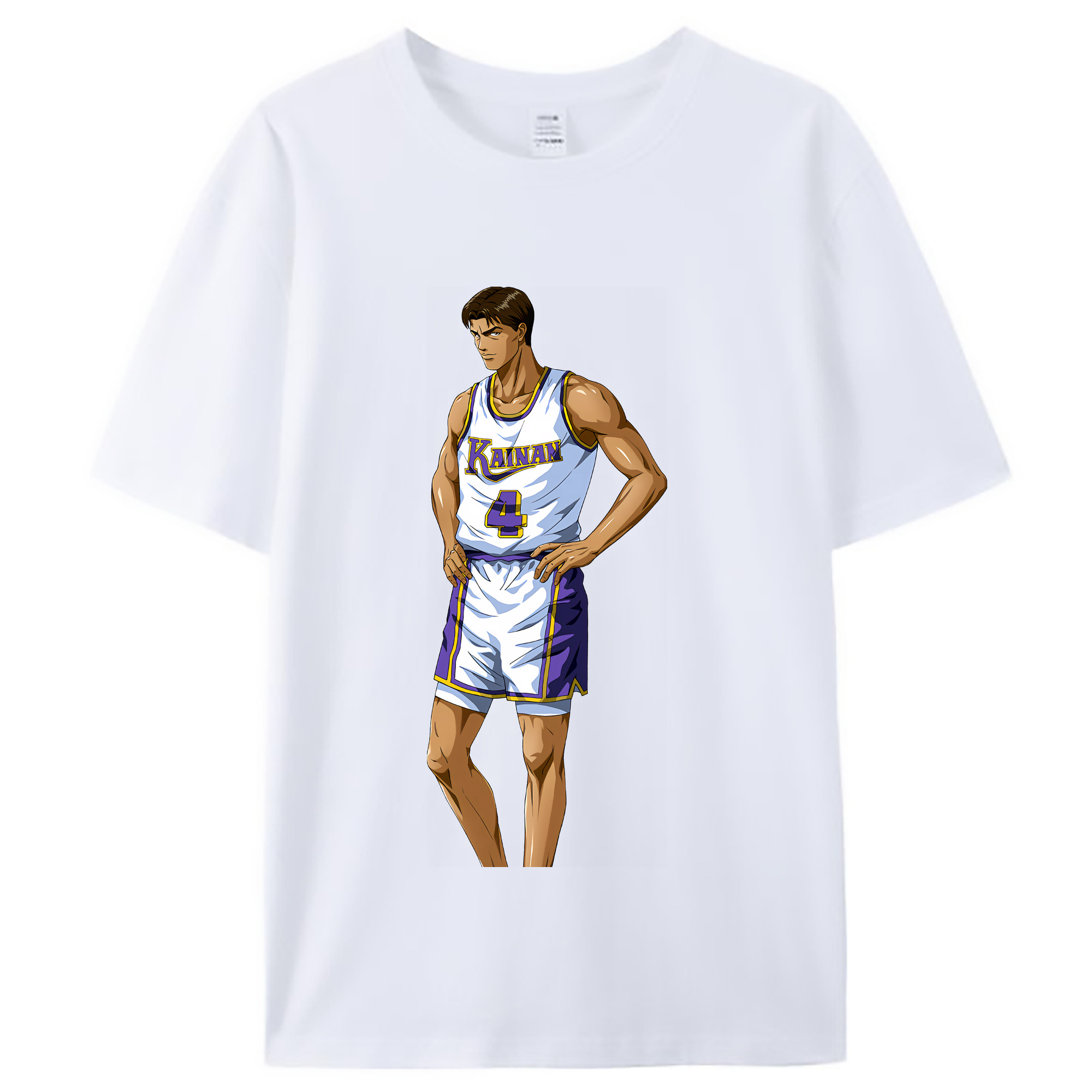 （画像用） SLAM DUNK／スラムダンク レディースカジュアルプリントTシャツ（綿100％）