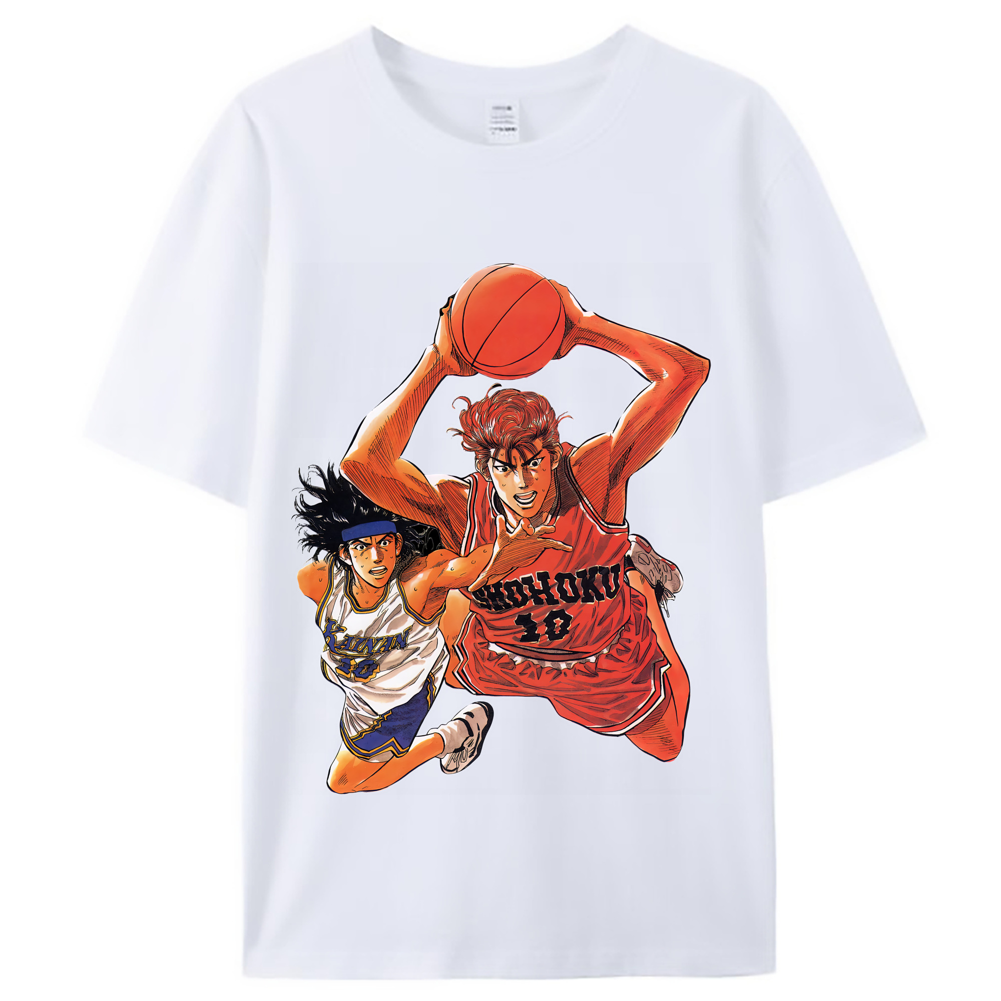 （画像用） SLAM DUNK／スラムダンク レディースカジュアルプリントTシャツ（綿100％）