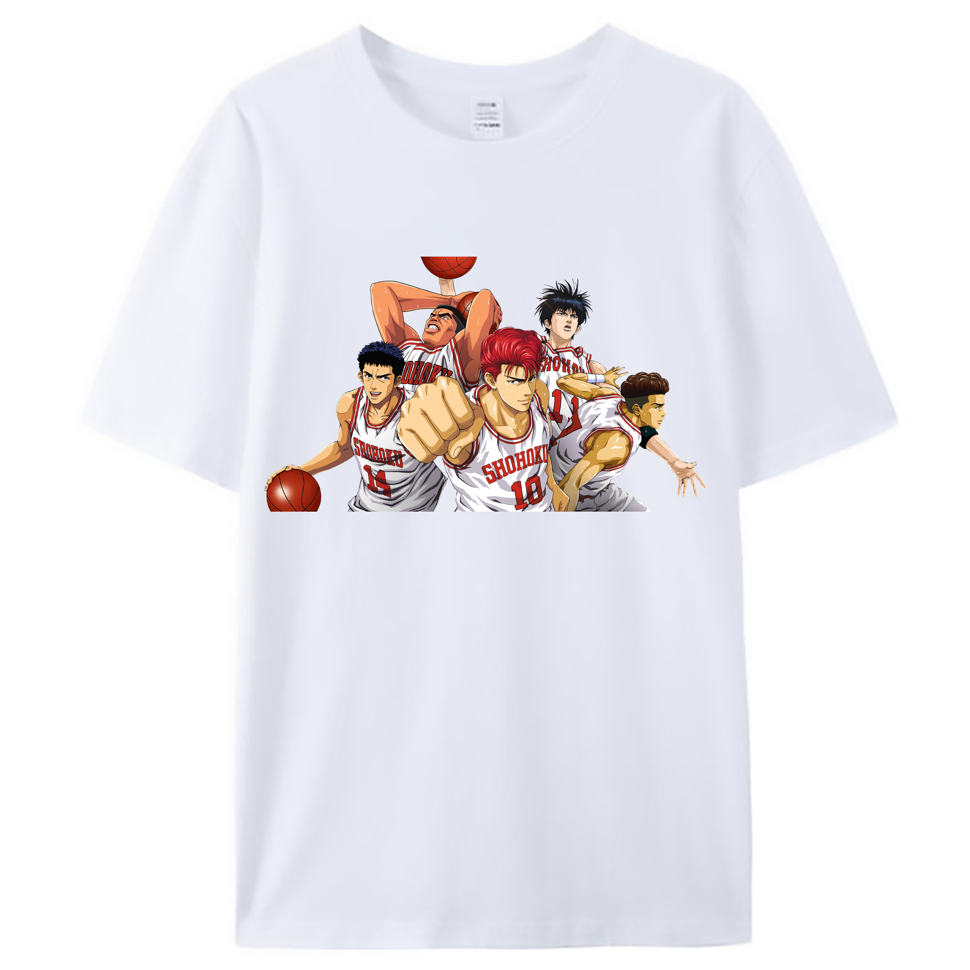 （画像用） SLAM DUNK／スラムダンク レディースカジュアルプリントTシャツ（綿100％）