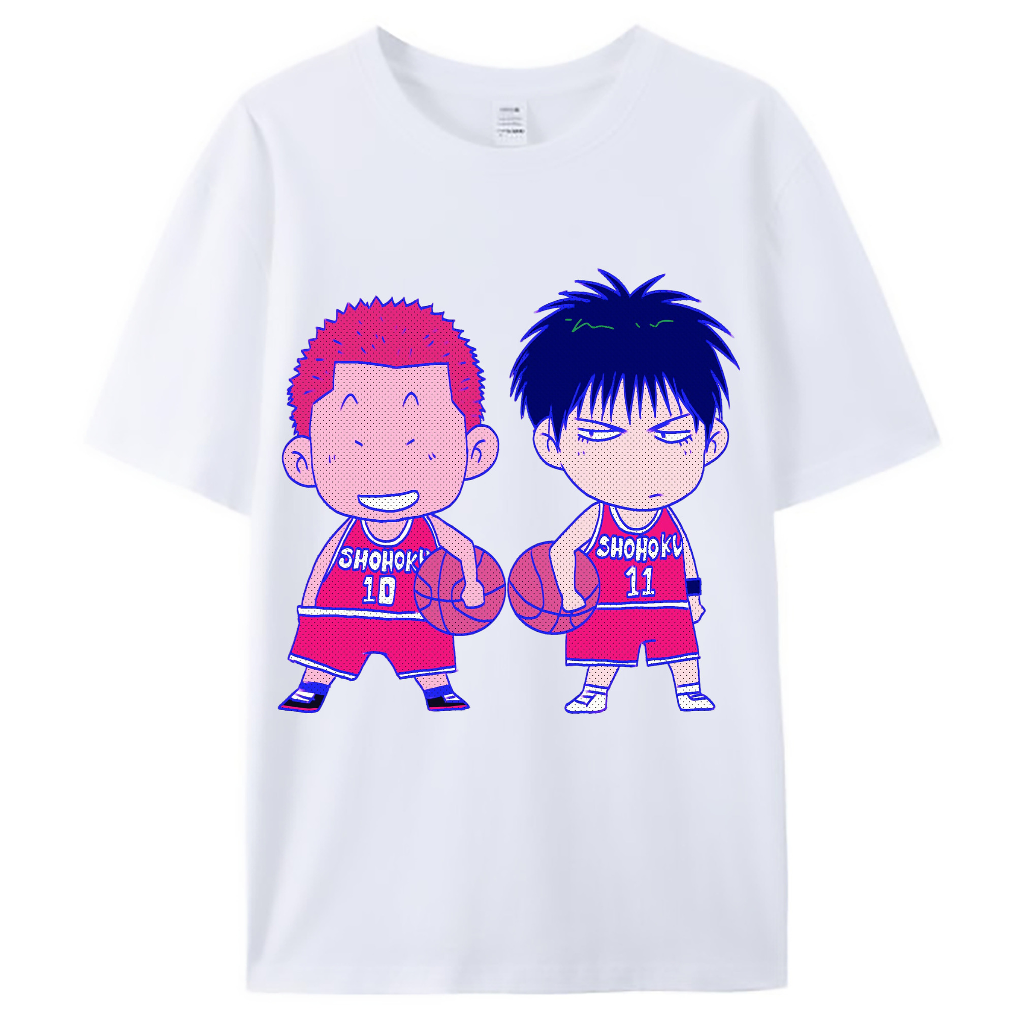 （画像用） SLAM DUNK／スラムダンク レディースカジュアルプリントTシャツ（綿100％）