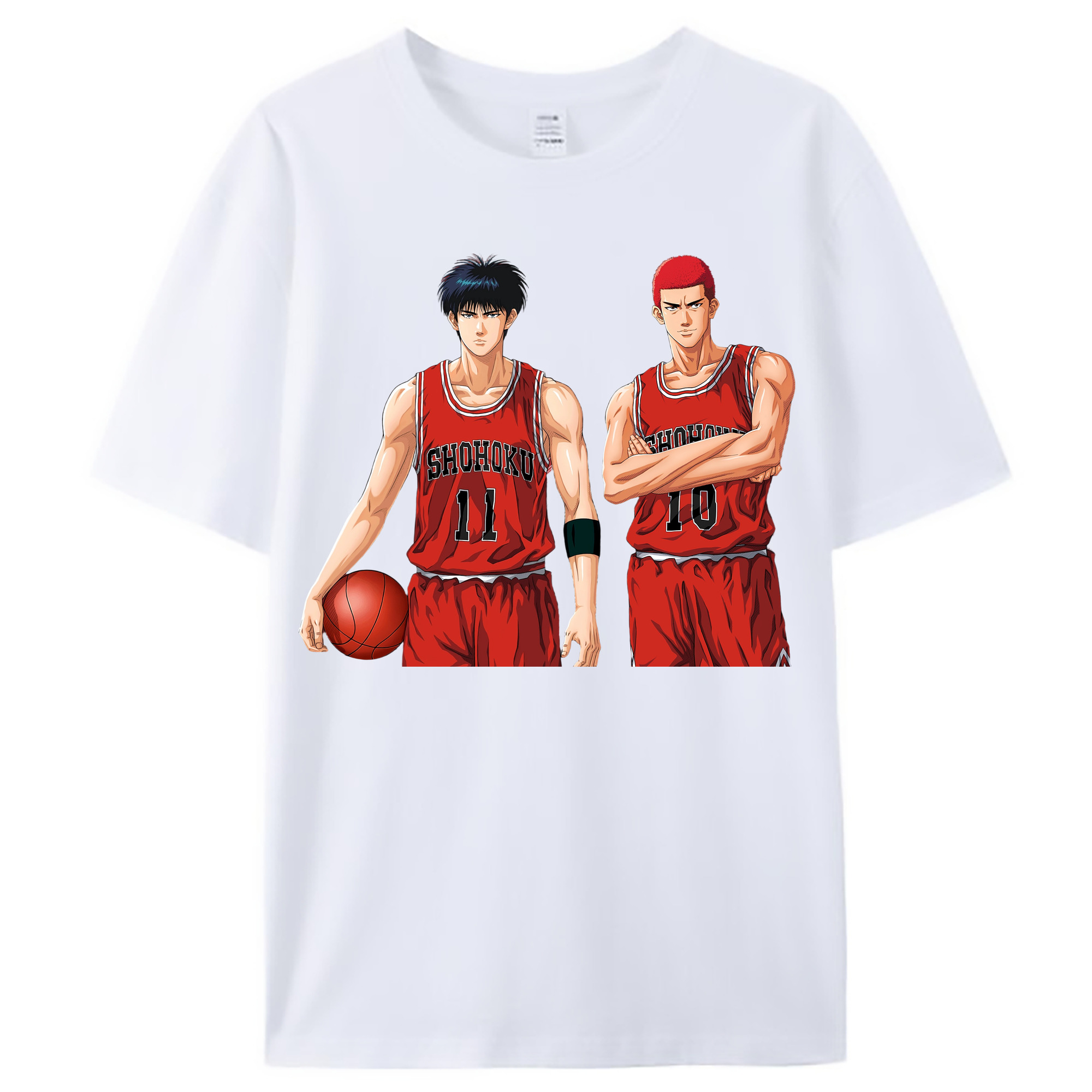 （画像用） SLAM DUNK／スラムダンク レディースカジュアルプリントTシャツ（綿100％）