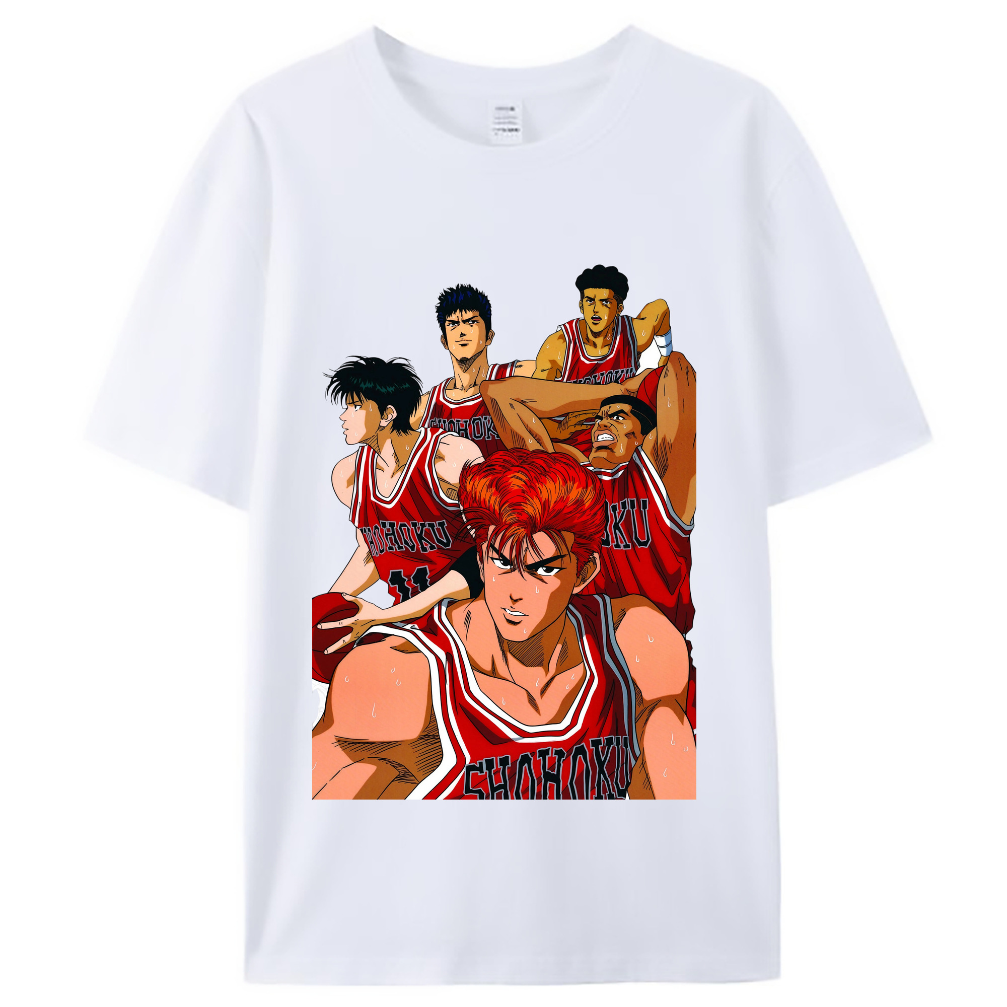 （画像用） SLAM DUNK／スラムダンク レディースカジュアルプリントTシャツ（綿100％）