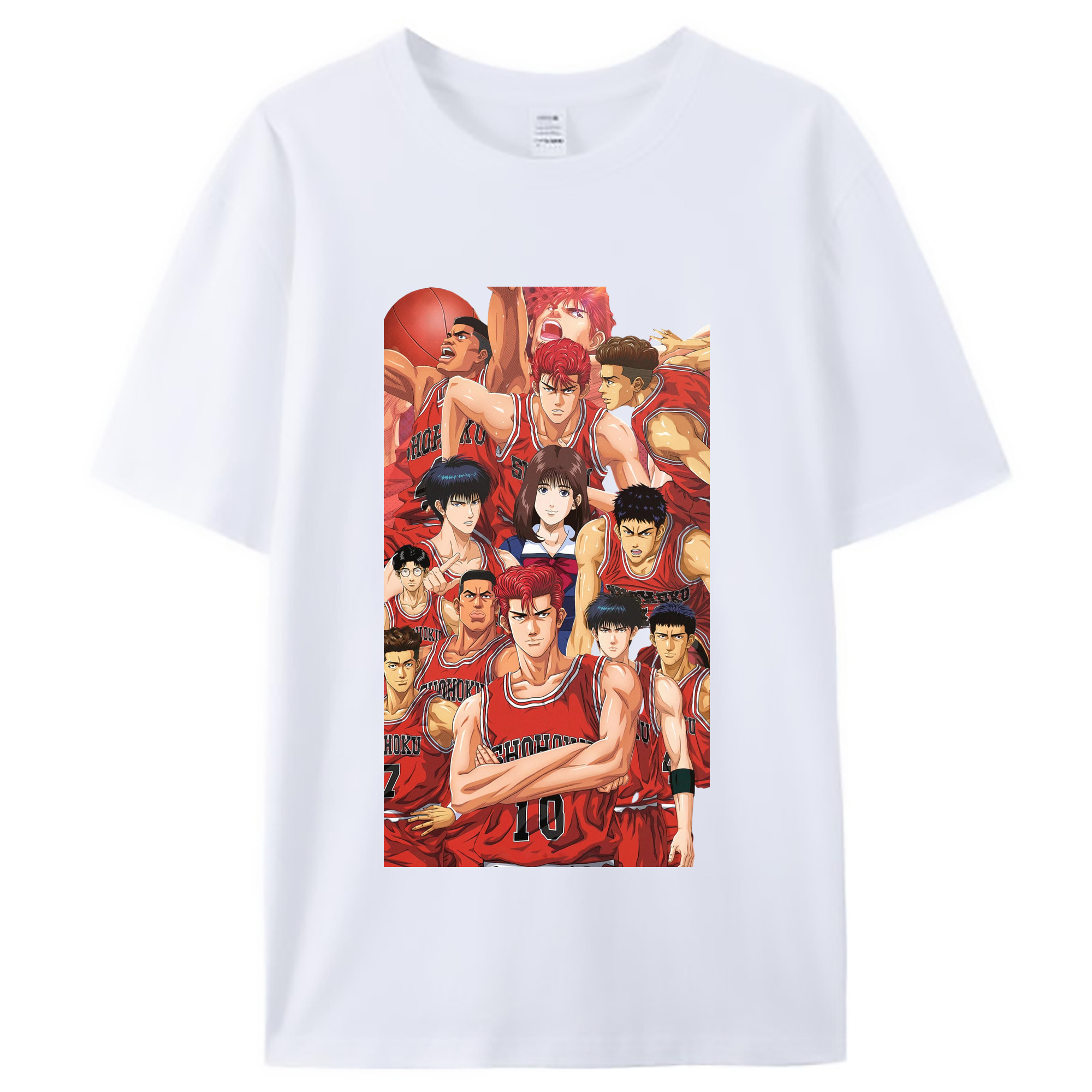 （画像用） SLAM DUNK／スラムダンク レディースカジュアルプリントTシャツ（綿100％）