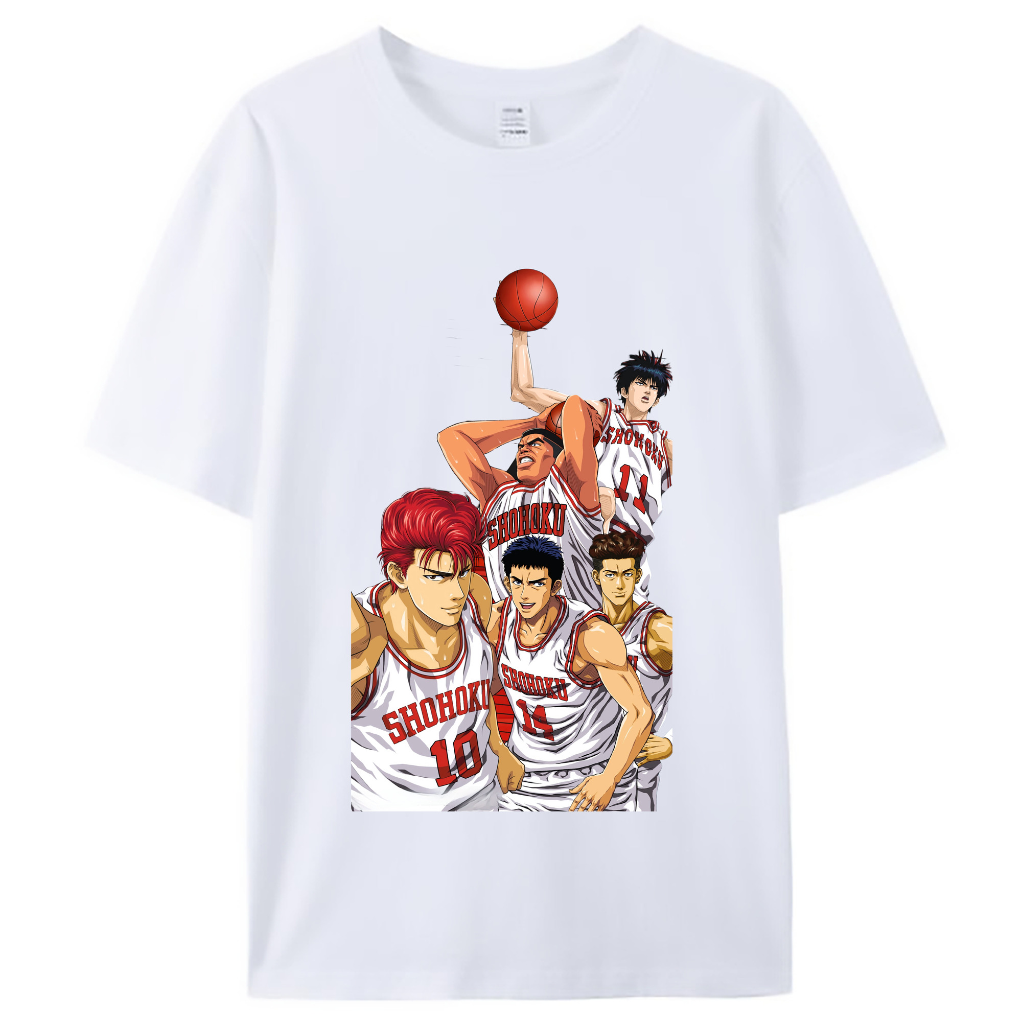 （画像用） SLAM DUNK／スラムダンク レディースカジュアルプリントTシャツ（綿100％）
