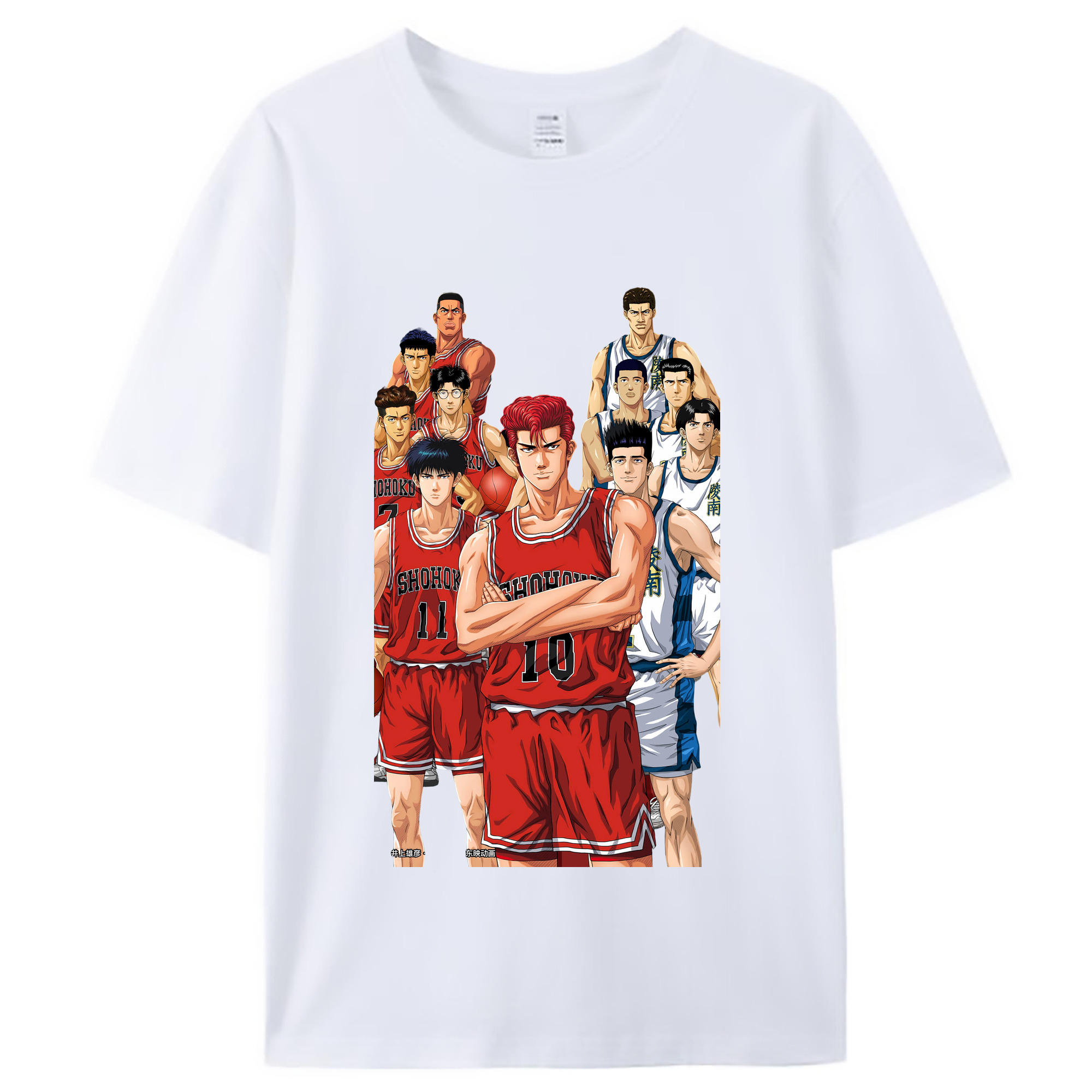 （画像用） SLAM DUNK／スラムダンク レディースカジュアルプリントTシャツ（綿100％）