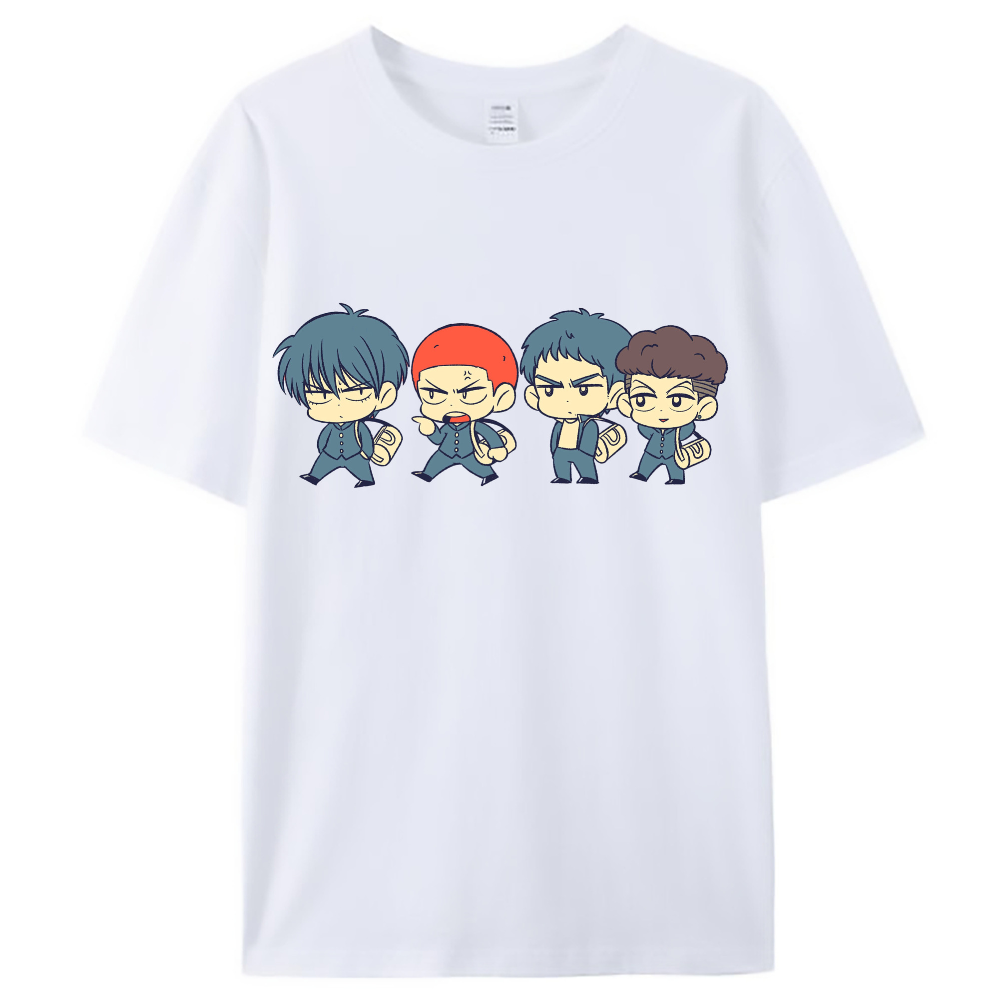 （画像用） SLAM DUNK／スラムダンク レディースカジュアルプリントTシャツ（綿100％）