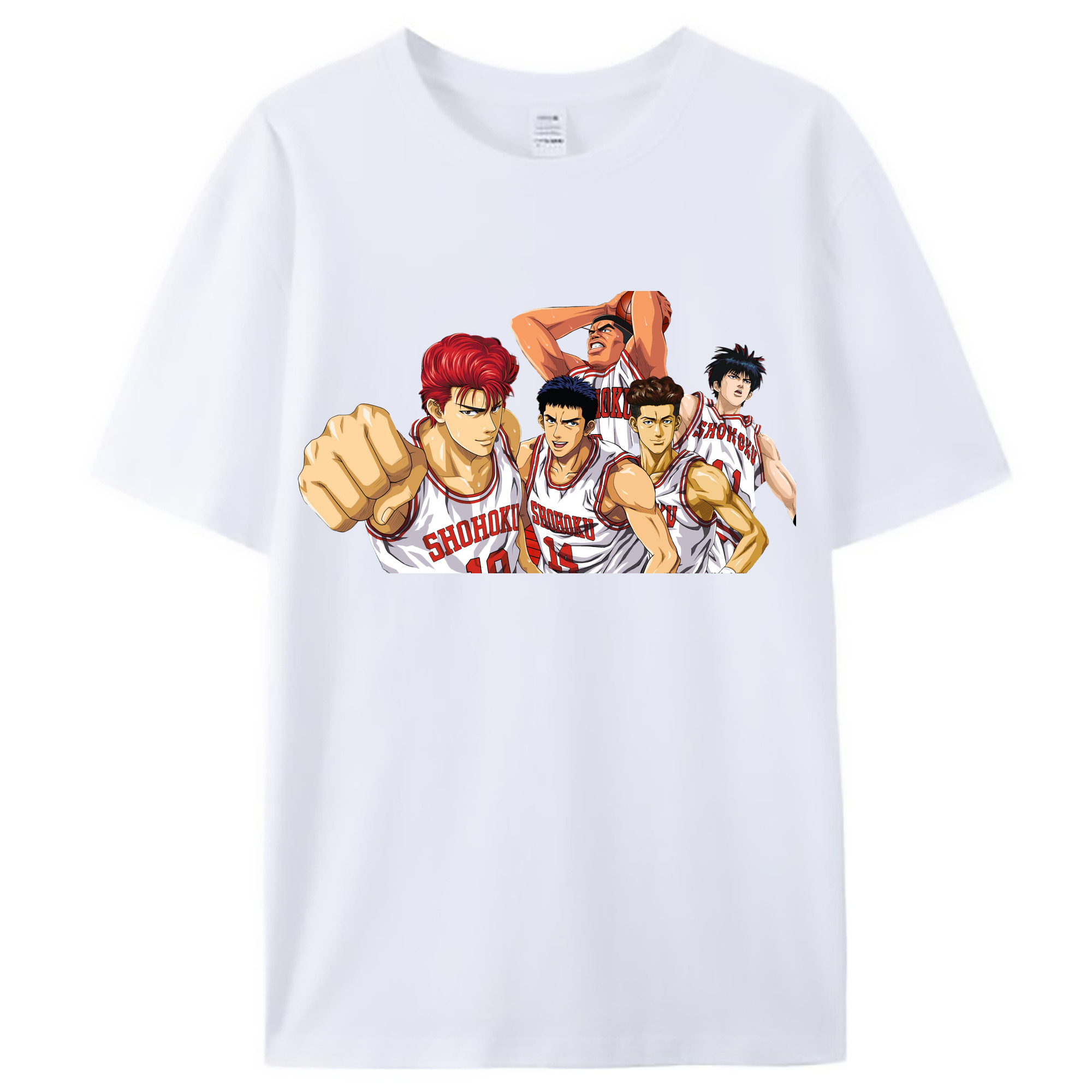 （画像用） SLAM DUNK／スラムダンク レディースカジュアルプリントTシャツ（綿100％）