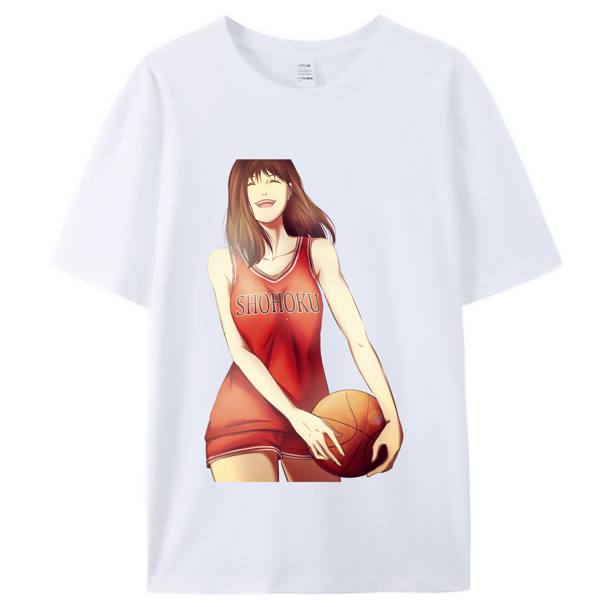 （画像用） SLAM DUNK／スラムダンク レディースカジュアルプリントTシャツ（綿100％）
