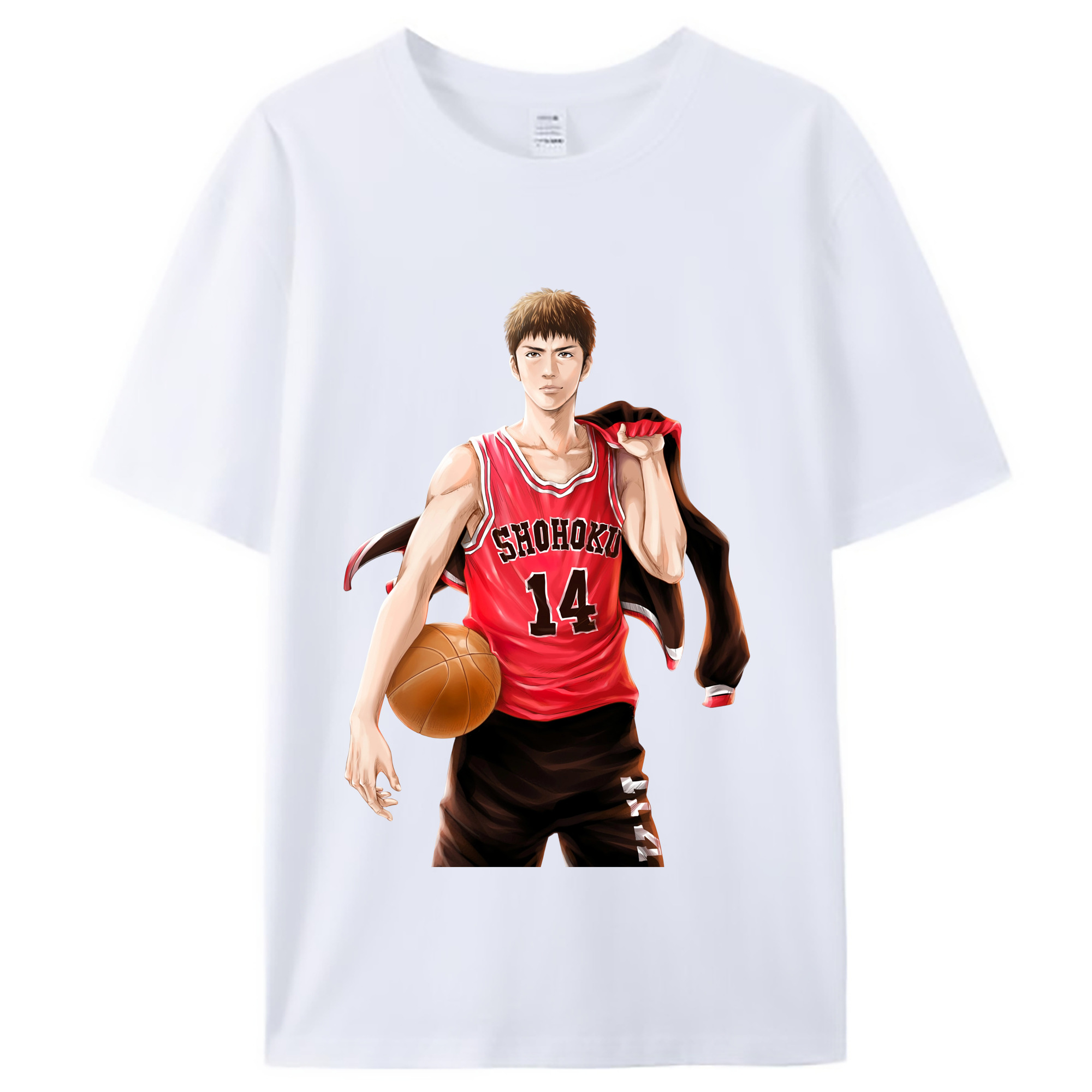 （画像用） SLAM DUNK／スラムダンク レディースカジュアルプリントTシャツ（綿100％）