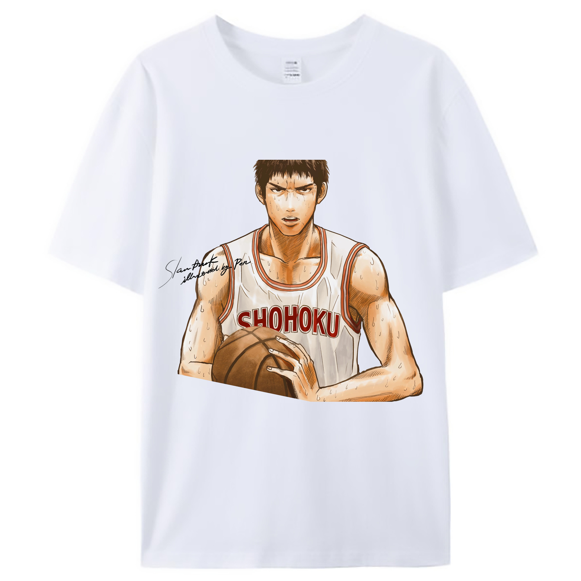（画像用） SLAM DUNK／スラムダンク レディースカジュアルプリントTシャツ（綿100％）